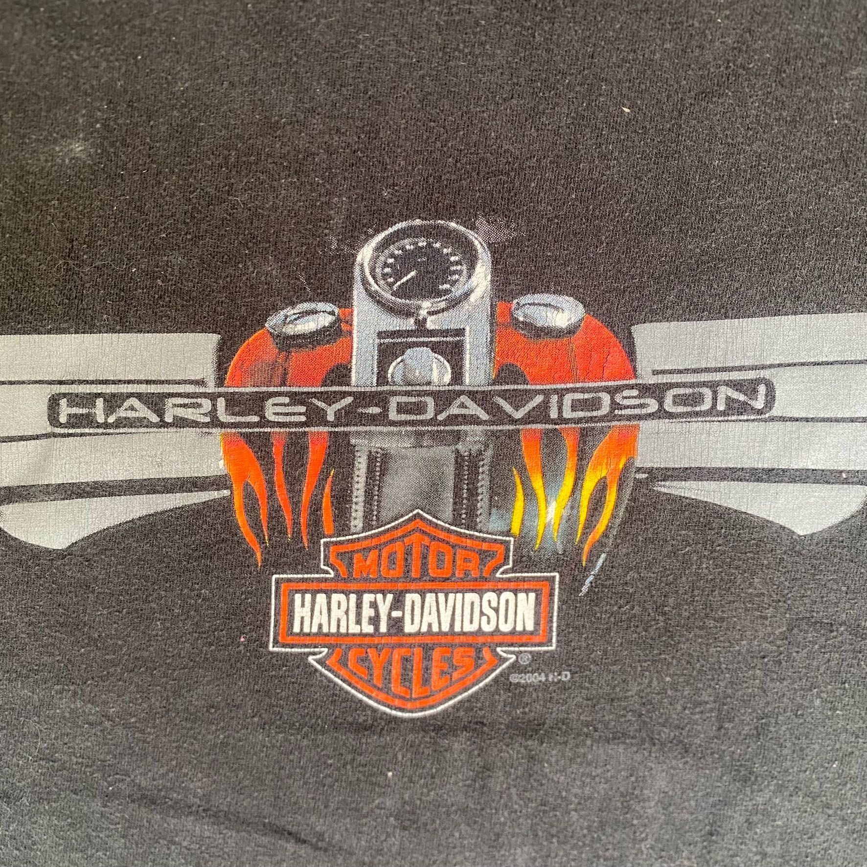 Harley Davidson Vintage Y2K Harley Davidson Shirt Biker Logo Motorcycle Tee Size US XXL / EU 58 / 5 - 3 Thumbnail
