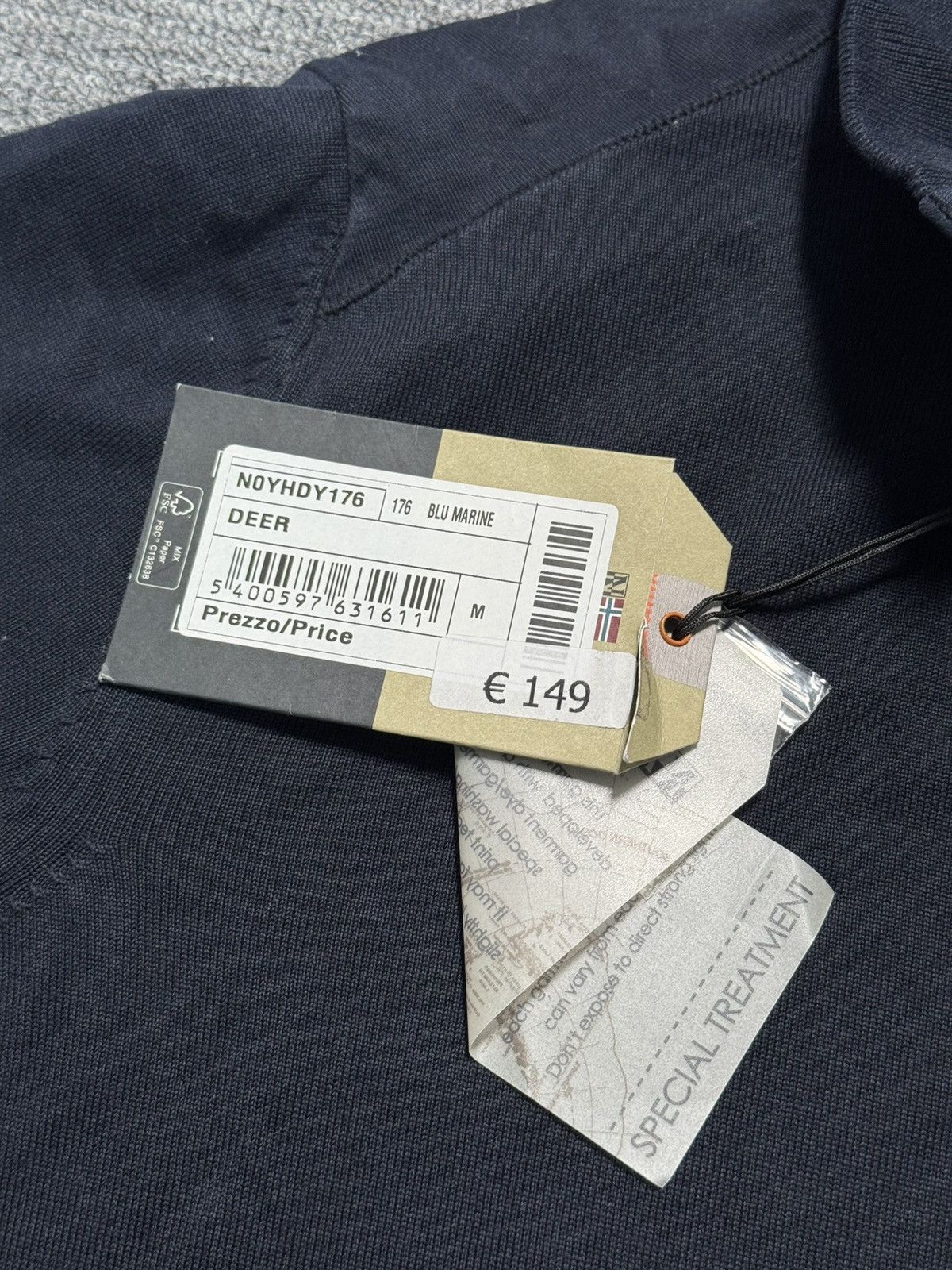 Napapijri Napapijri Geographic Button Down Cardigan Men's M NWT Size US M / EU 48-50 / 2 - 6 Thumbnail