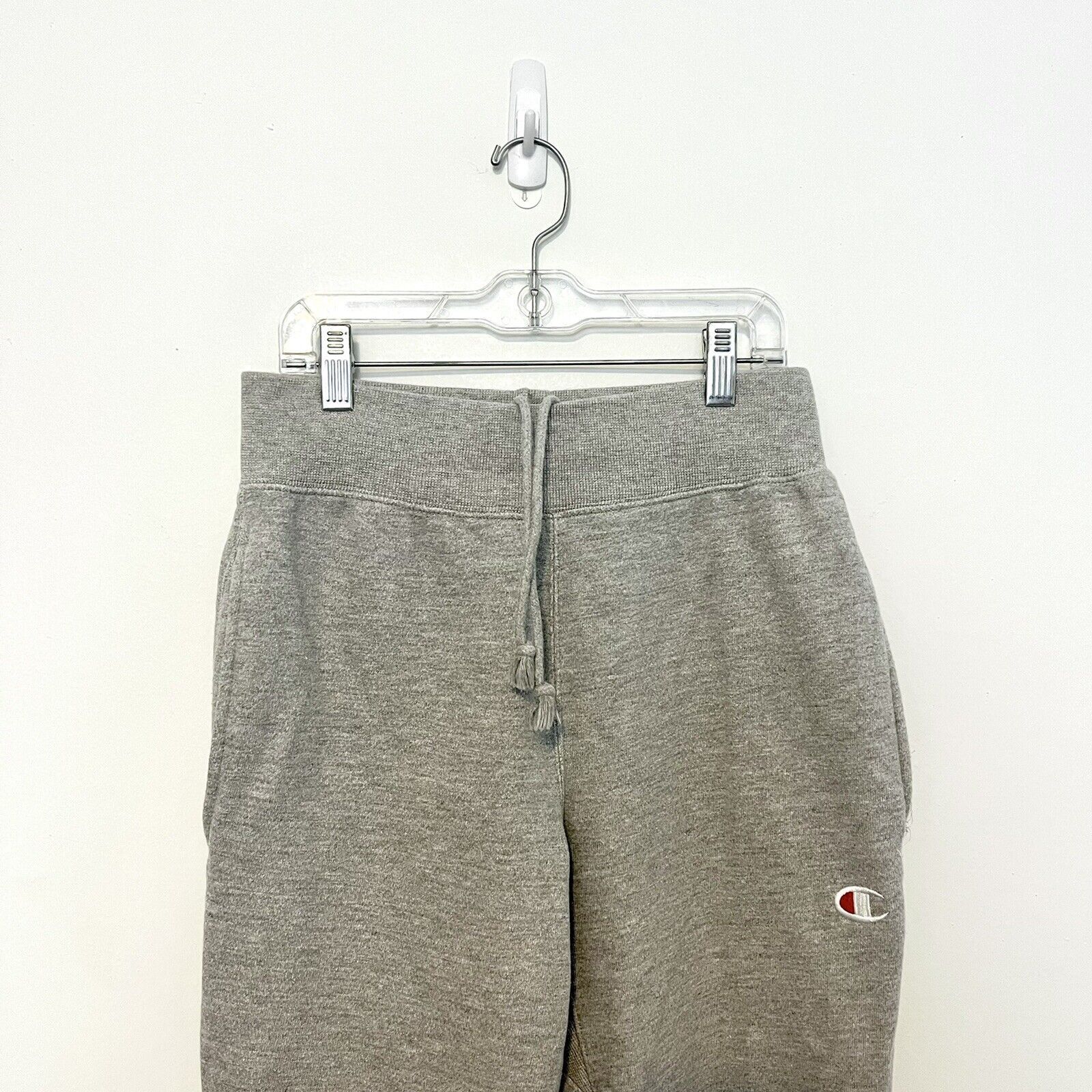 Champion Champion Reverse Weave Jogger Sweatpants Grey Spellout Leg S Size US 28 / EU 44 - 3 Thumbnail