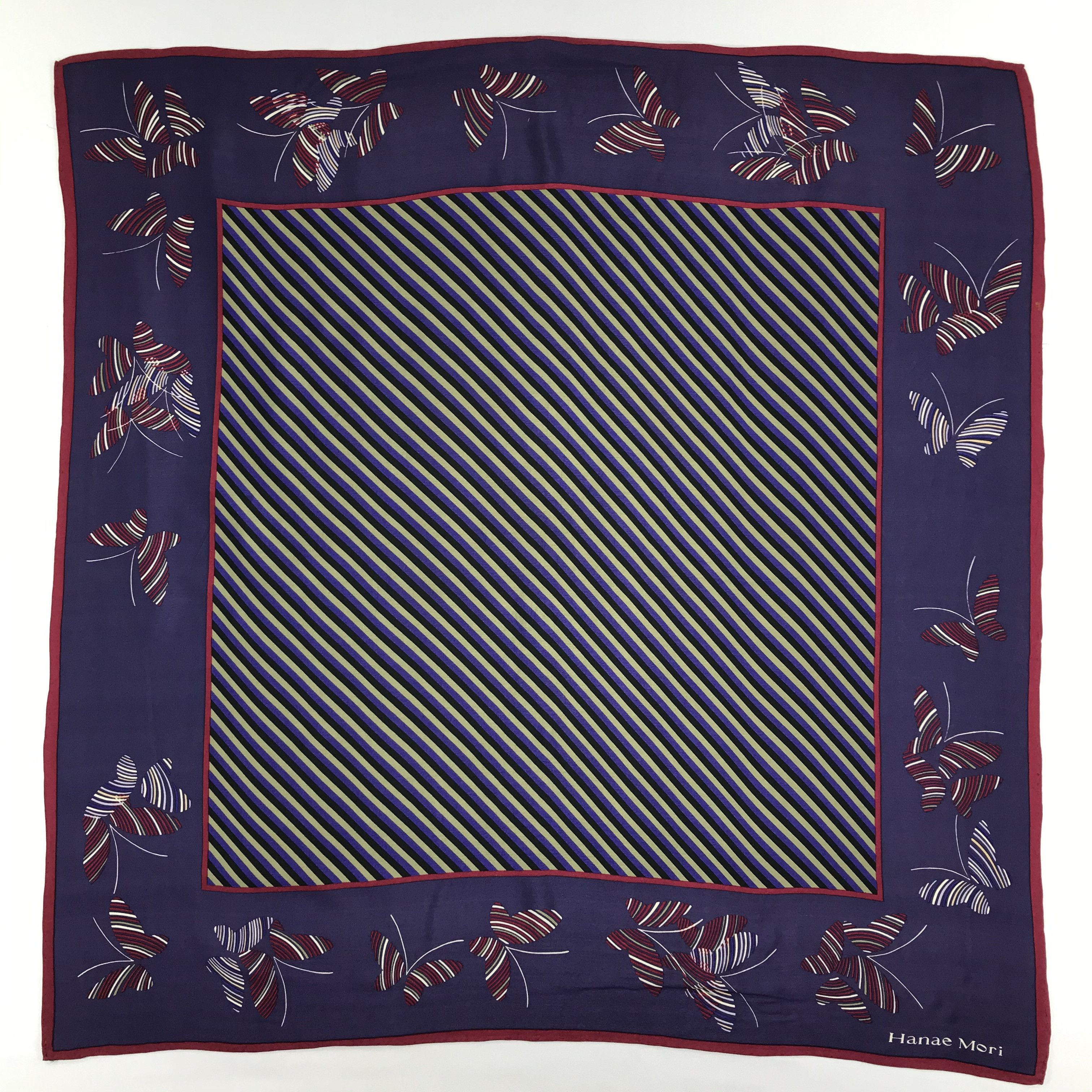 Hanae Mori Vintage Hanae Mori Silk Scarf Size ONE SIZE - 2 Thumbnail