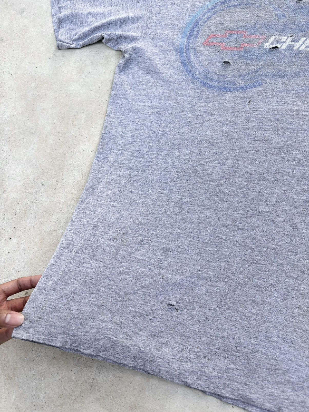 Vintage Thrashed Faded CHEVROLET ERD Grunge Tee Shirt Distressed Size US M / EU 48-50 / 2 - 5 Thumbnail