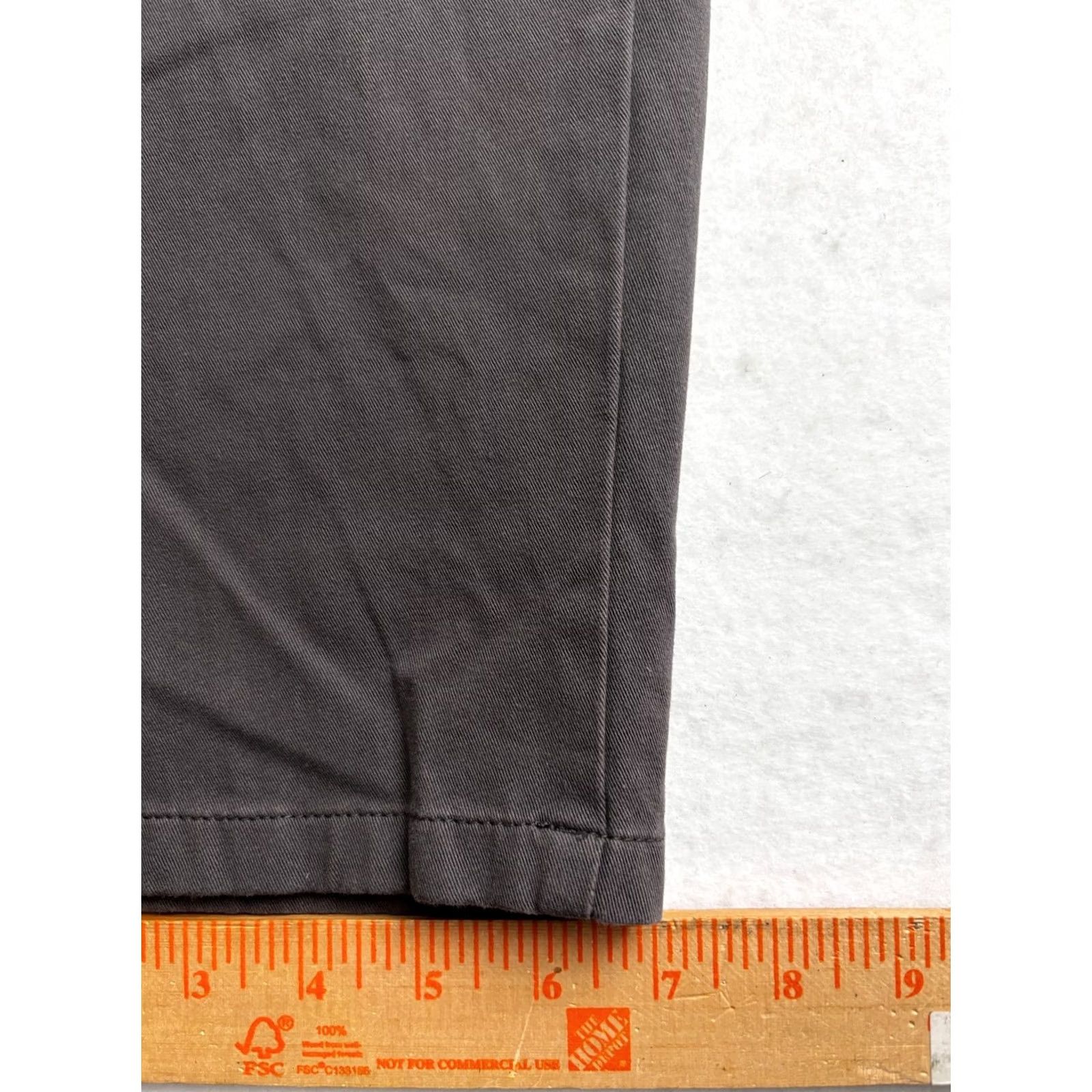 Everlane Everlane Chinos Mens 38 Gray Uniform Slim Fit Stretch Chino Pant Pockets Zip Button 38x30 Size US 38 / EU 54 - 5 Thumbnail