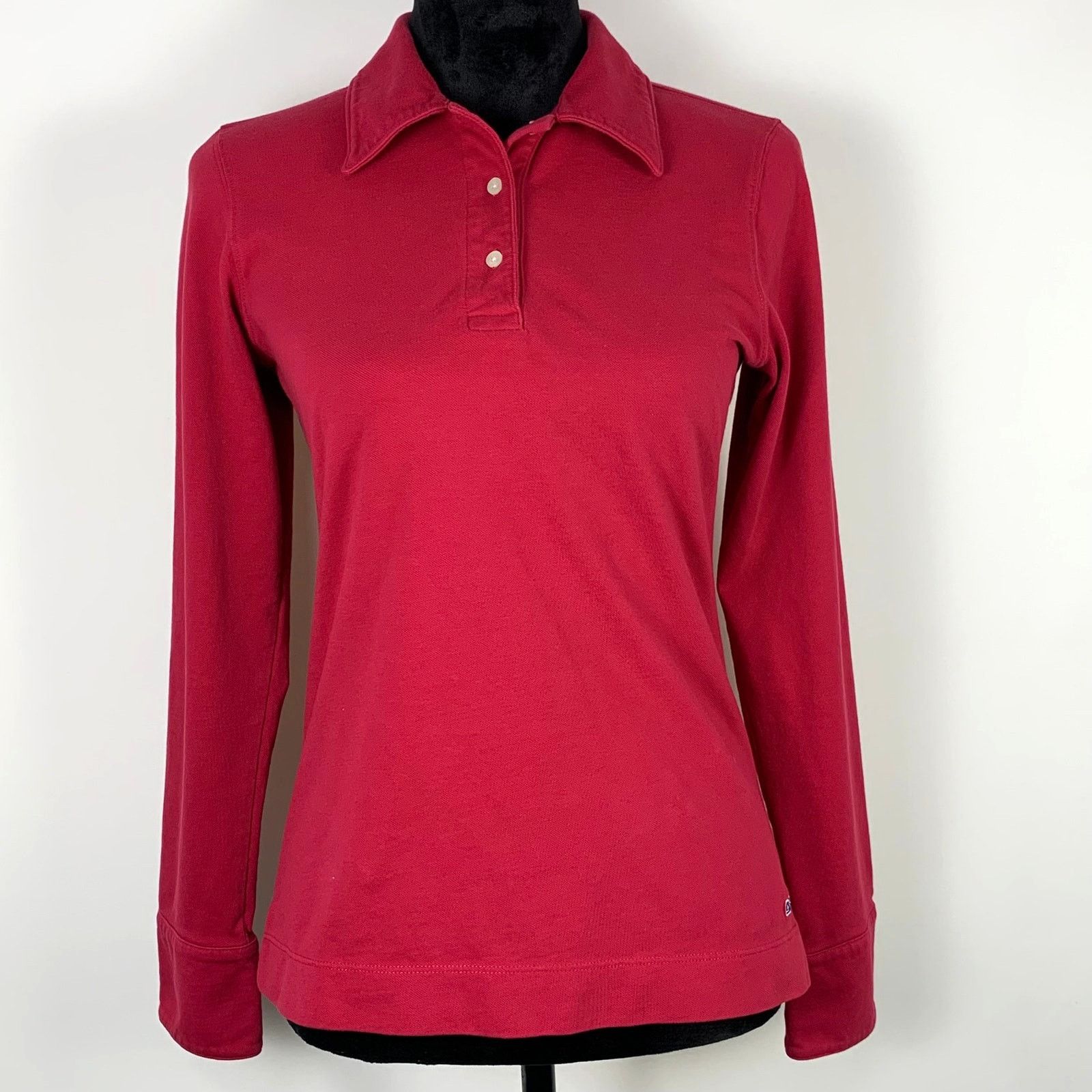 Vineyard Vines Vineyard Vines by Shep & Ian Polo Shirt Women's Small Red Size S / US 4 / IT 40 - 1 Thumbnail