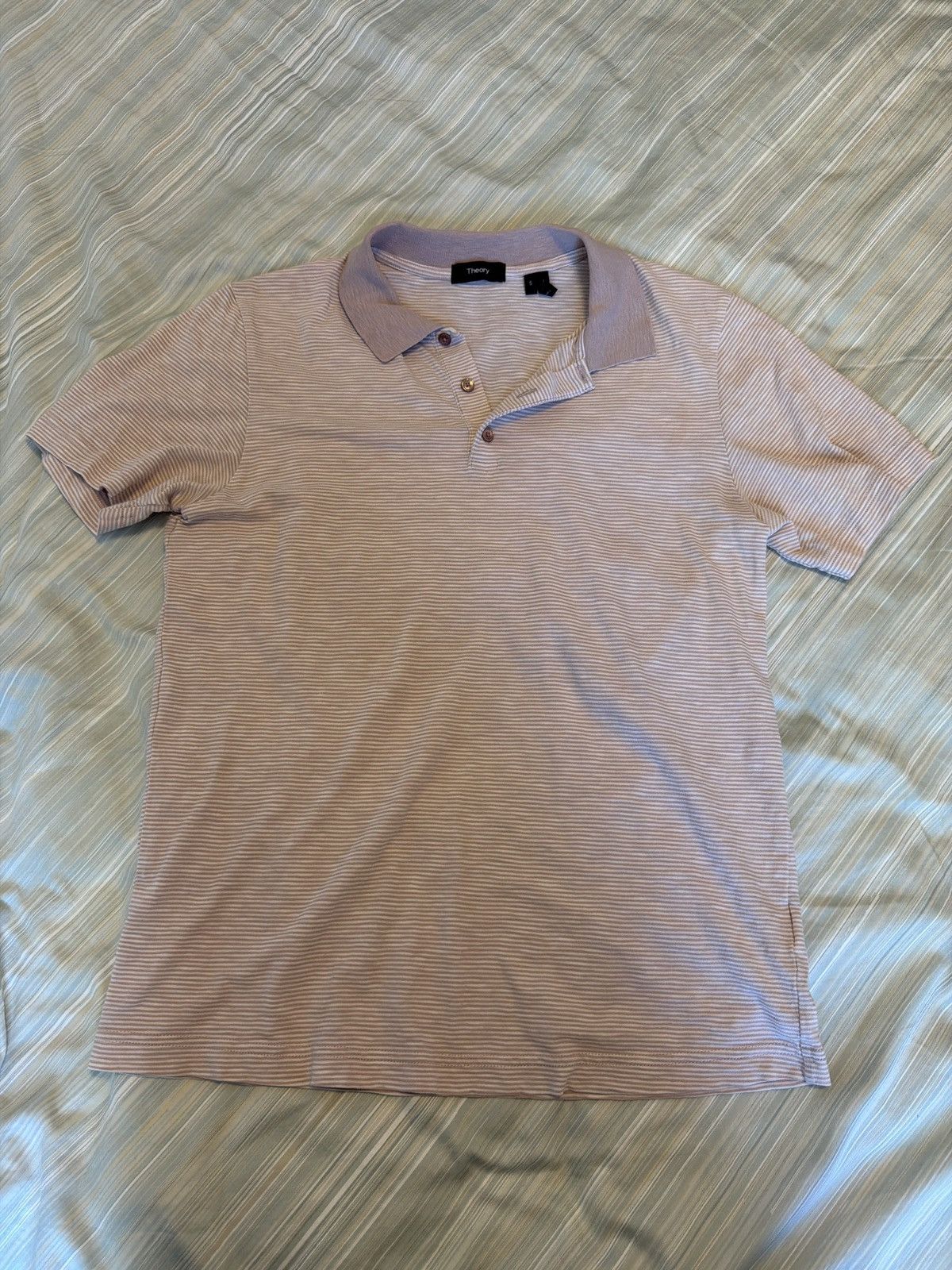 Theory Theory Striped Polo Size US S / EU 44-46 / 1 - 1 Thumbnail