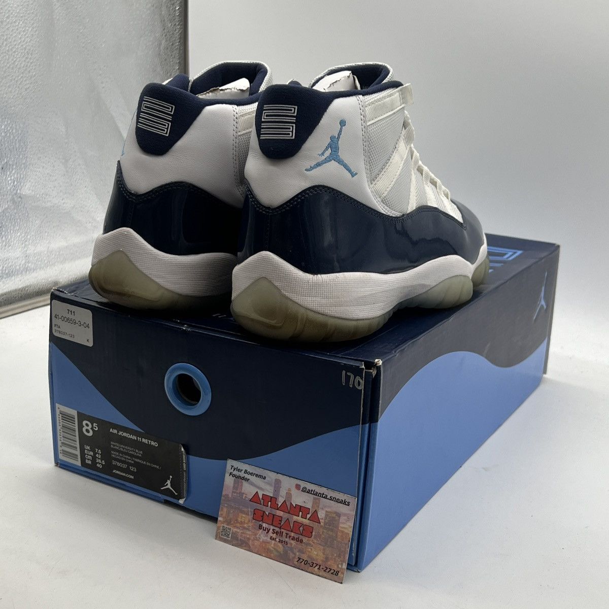 Jordan Brand Air Jordan 11 win like 82 Size US 8.5 / EU 41-42 - 5 Thumbnail