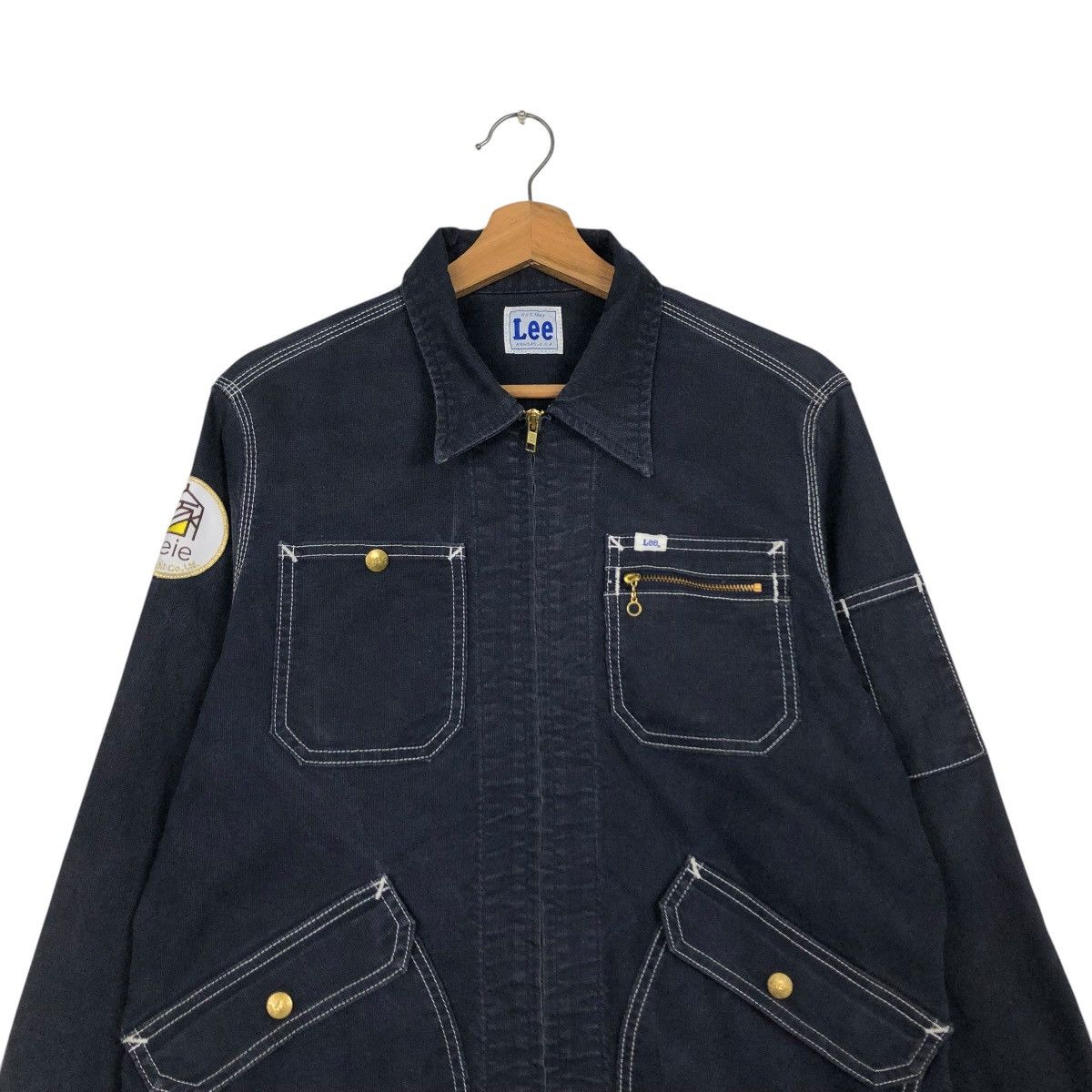 Lee 🔥VINTAGE CHORE ZIPPER JACKET LEE KANSAS USA EST 1889 Size US M / EU 48-50 / 2 - 5 Thumbnail