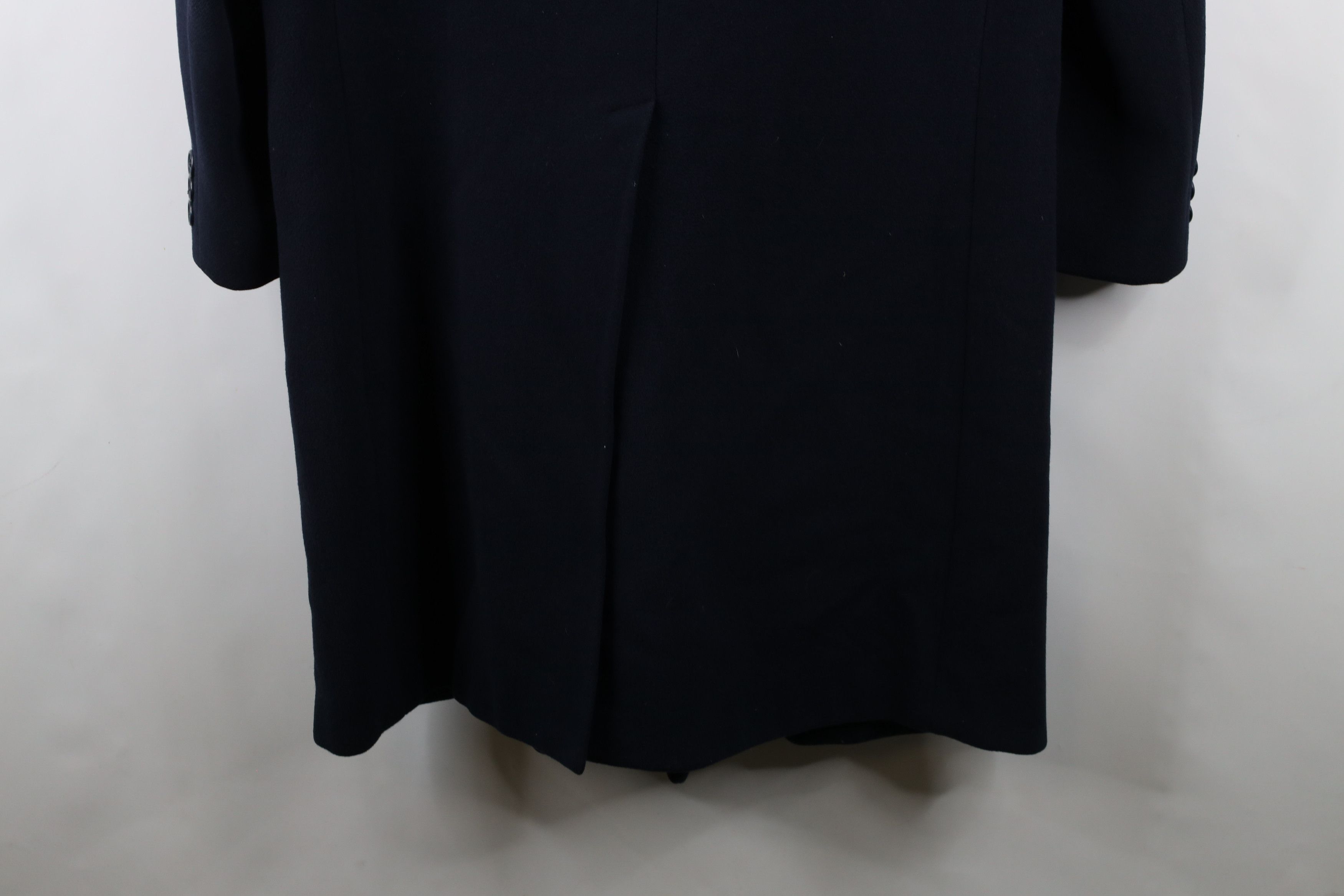 Vintage Vintage 90s Streetwear Double Breasted Overcoat Blue USA Size US XL / EU 56 / 4 - 17 Thumbnail