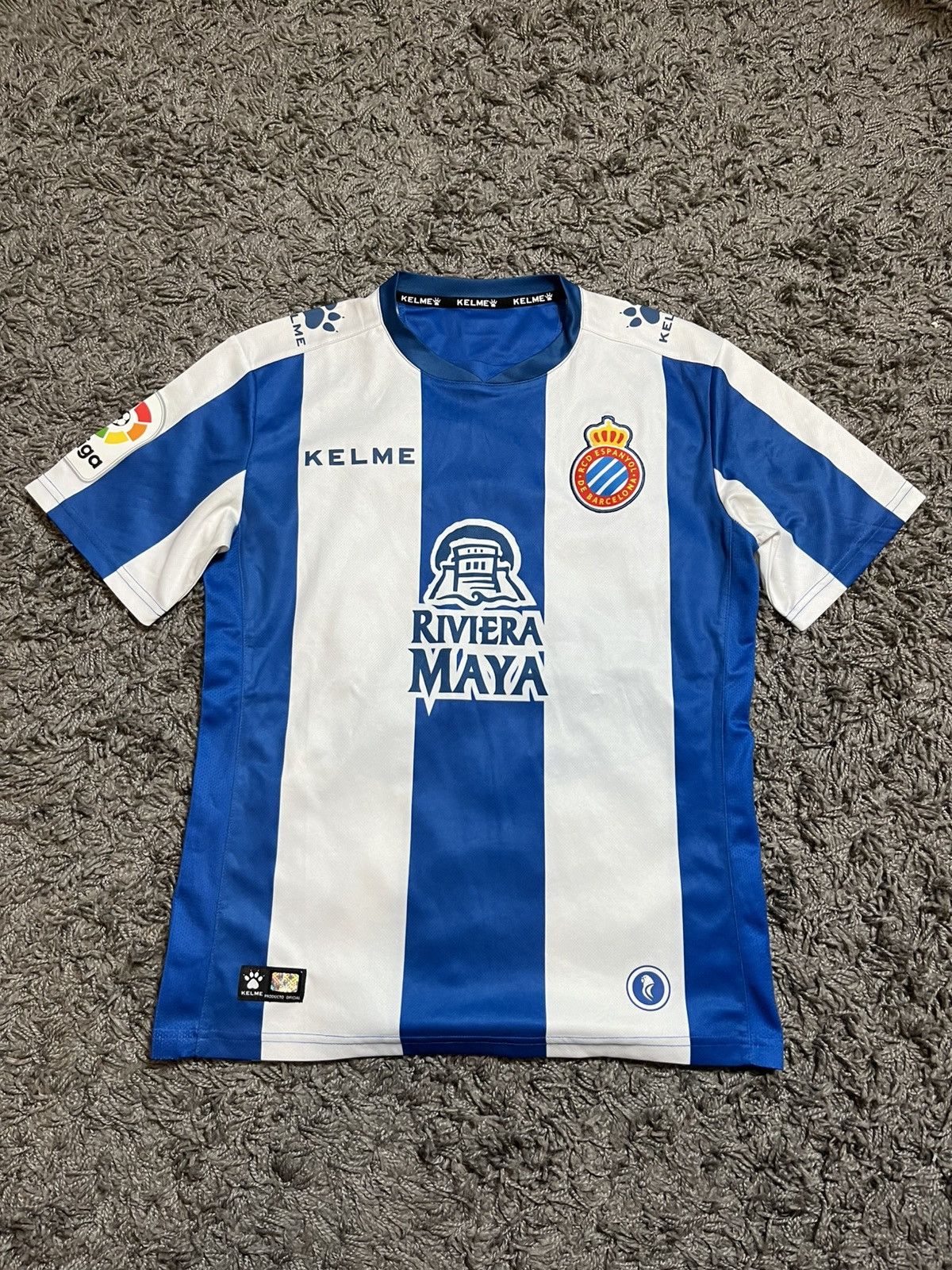 Other RCD ESPANYOL SOCCER JERSEY 2018/19 SOCCER FOOTBALL JERSEY Size US S / EU 44-46 / 1 - 1 Thumbnail