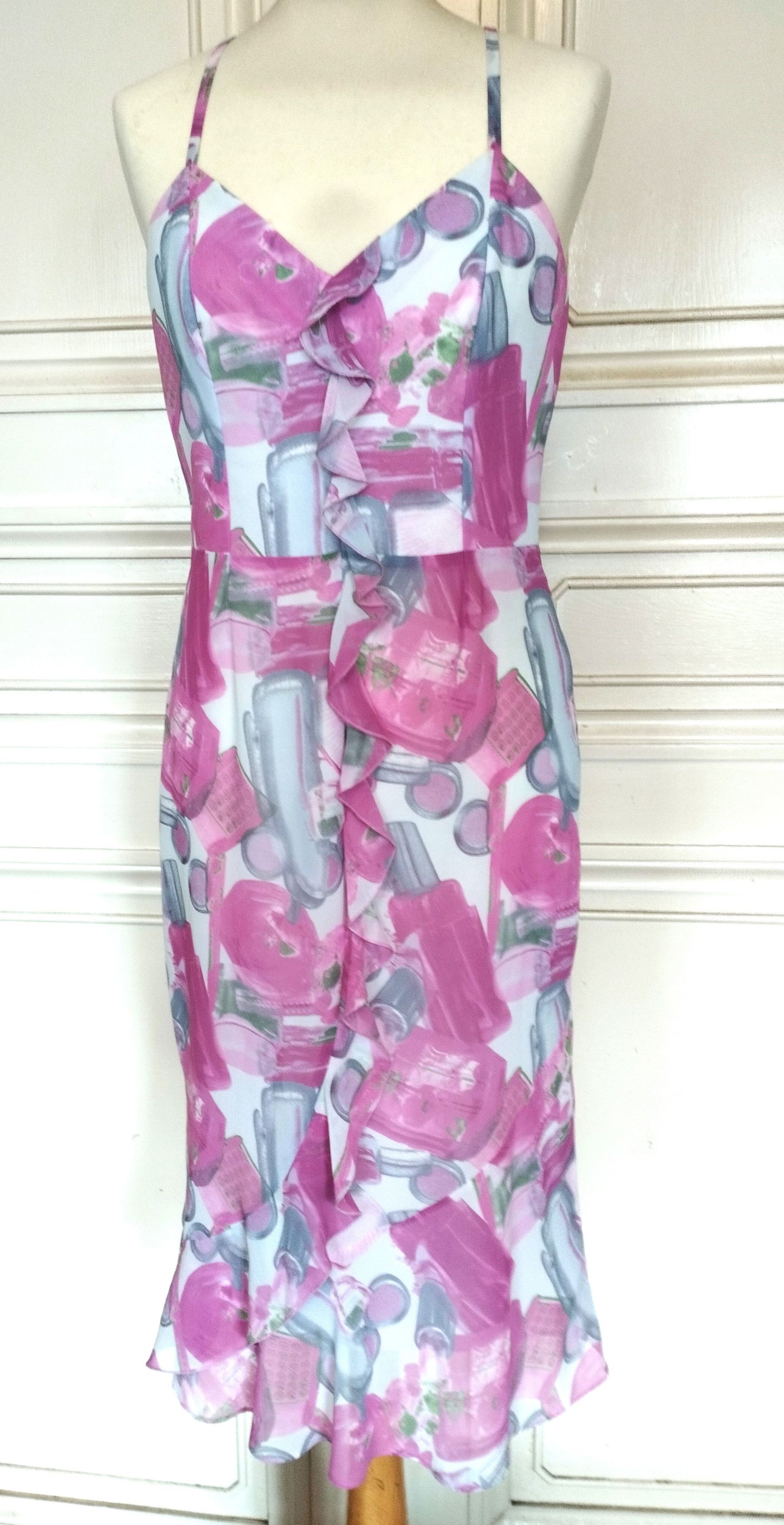 Designer Nathalie Chaize Créatrice Robe Cocktail T M Size M / US 6-8 / IT 42-44 - 1 Thumbnail