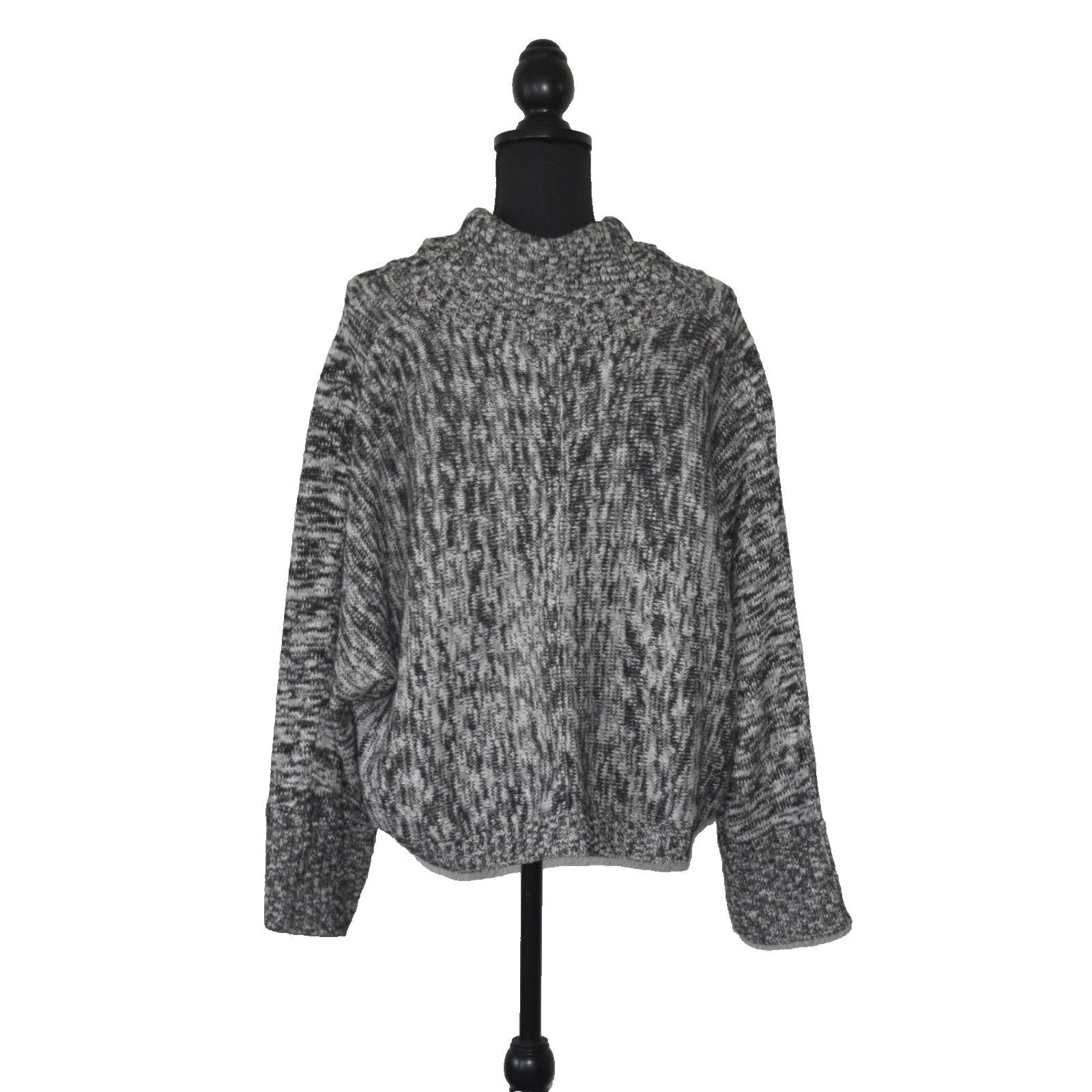Eileen Fisher EILEEN FISHER Cotton Baby Alpaca Cowl Neck Sweater Size XL Size XL / US 12-14 / IT 48-50 - 2 Thumbnail