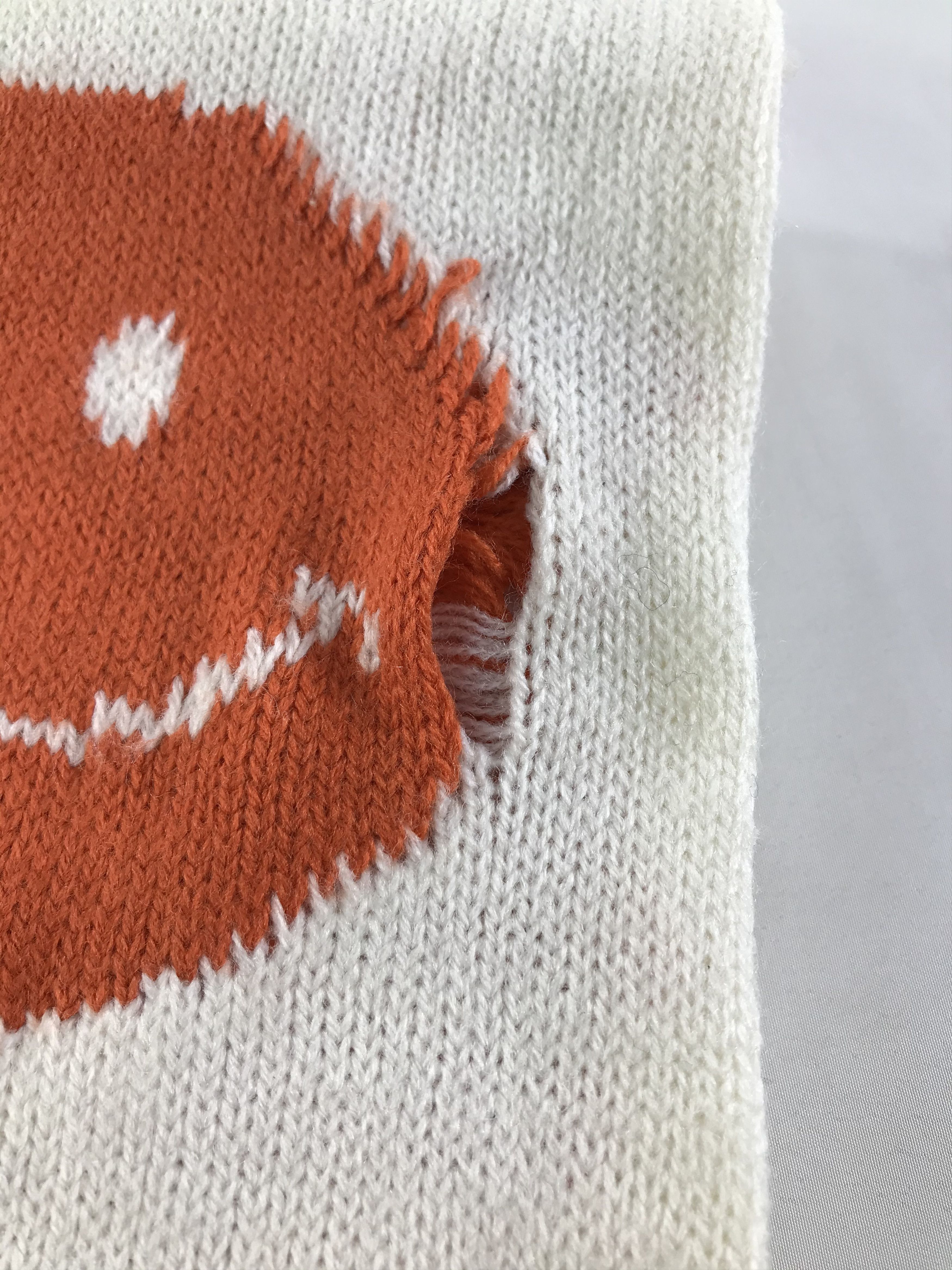 Vintage Vintage Smile Scarf / Muffler / Neckwear - WW2718 Size ONE SIZE - 4 Thumbnail