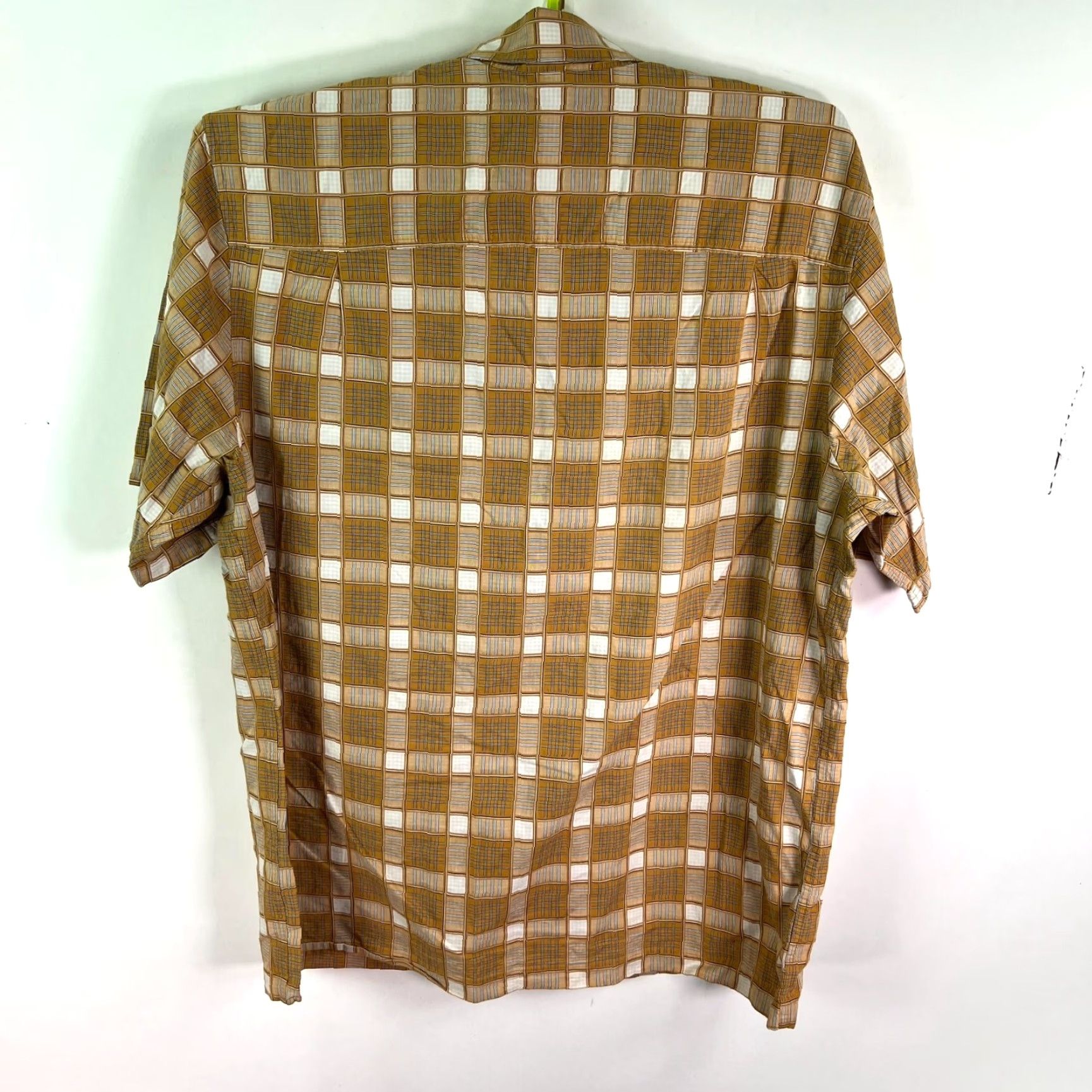Timberland Timberland Plaid Button-Up Shirt Mens XL Brown Short Sleeve Casual Workwear Cotton Pocket Embroidered 54 Chest Regular Size US XL / EU 56 / 4 - 5 Thumbnail