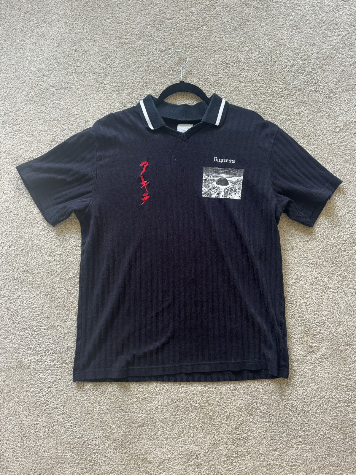 Supreme Supreme x Akira fw17 soccer jersey | Grailed