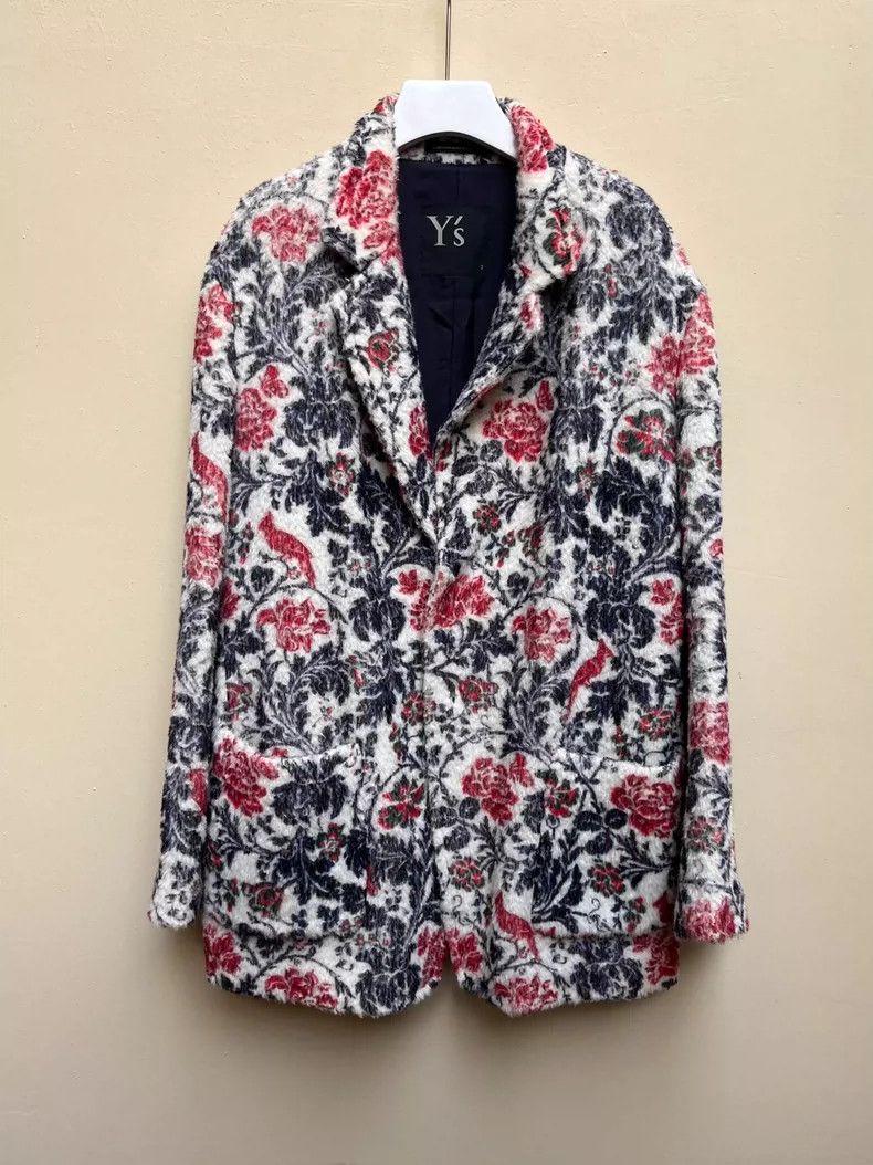 Yohji Yamamoto Yohji Yamamoto Pure wool printed oversize jacket 2506-Nexta Size US M / EU 48-50 / 2 - 1 Thumbnail