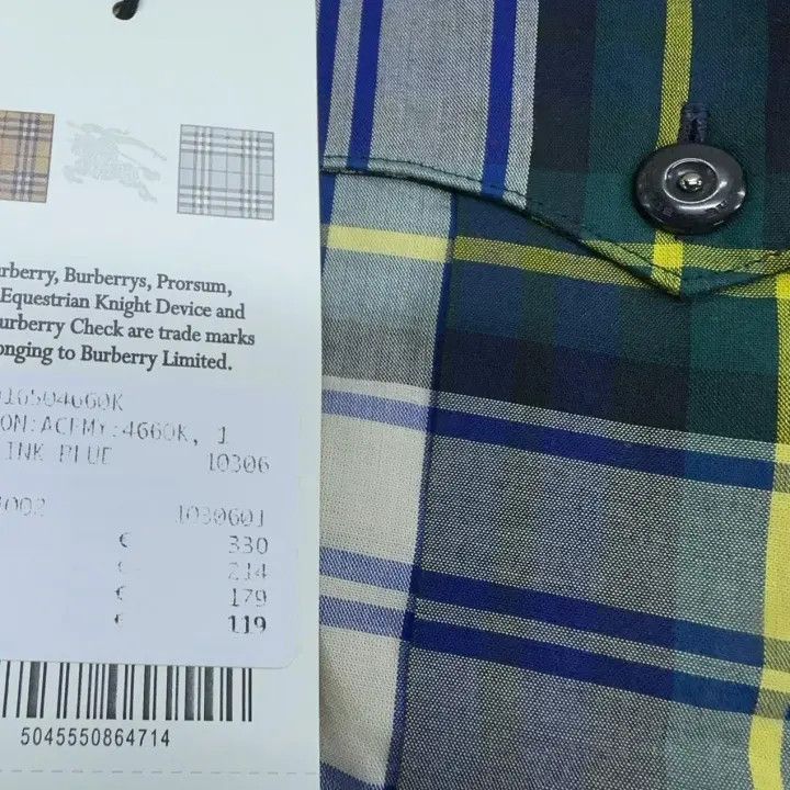 Burberry Burberry Burberry Plaid Print Long Sleeve Shirt for Men-25 Size US M / EU 48-50 / 2 - 6 Thumbnail