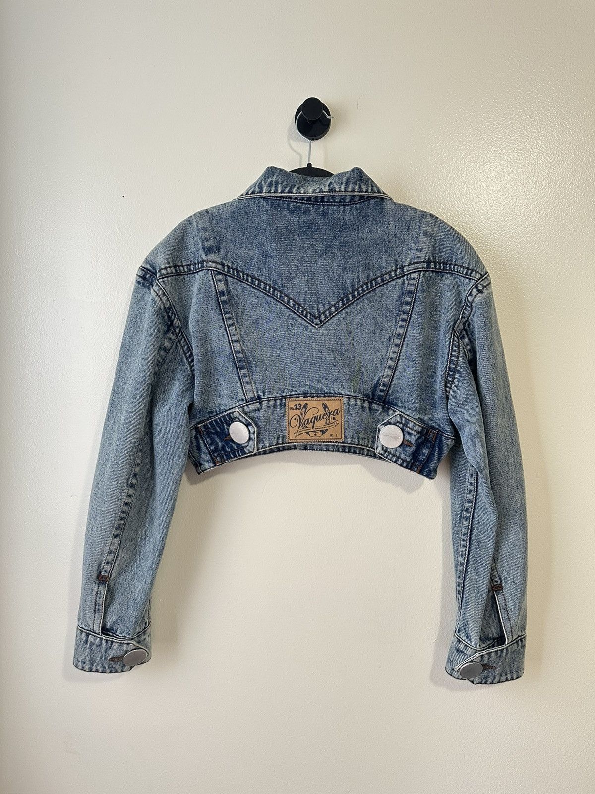 Vaquera Vaquera cropped denim jacket Size M / US 6-8 / IT 42-44 - 4 Thumbnail