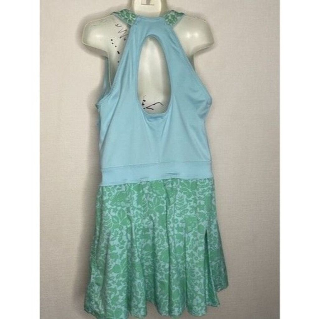 Adidas Adidas Stella McCartney Blue Pleat Mini Tennis Dress Size L Size L / US 10 / IT 46 - 9 Thumbnail