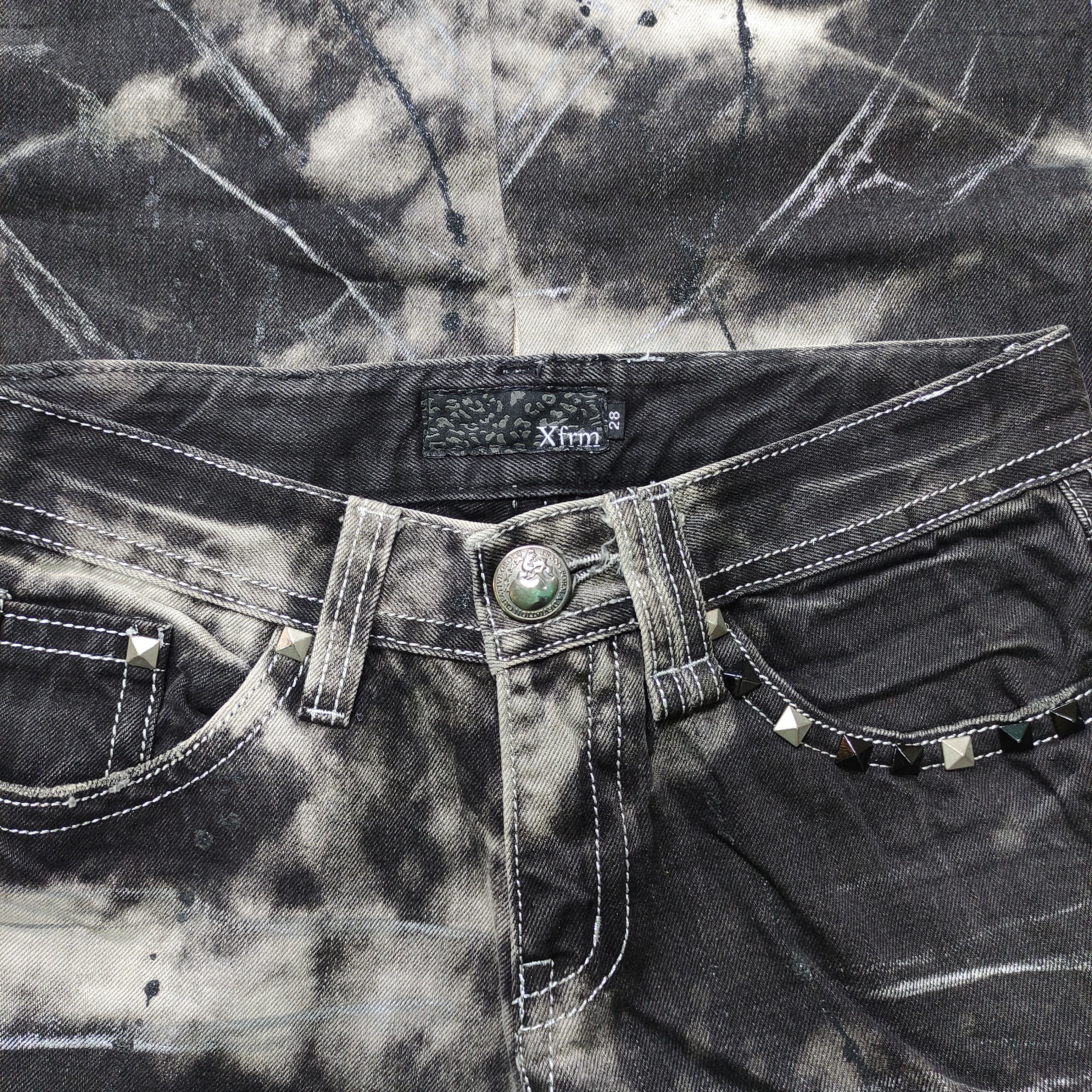 Le Grande Bleu (L.G.B.) Xfrm Flare Jeans Patch Cross - 2000s Archive Vkei LGB Size US 29 - 13 Thumbnail