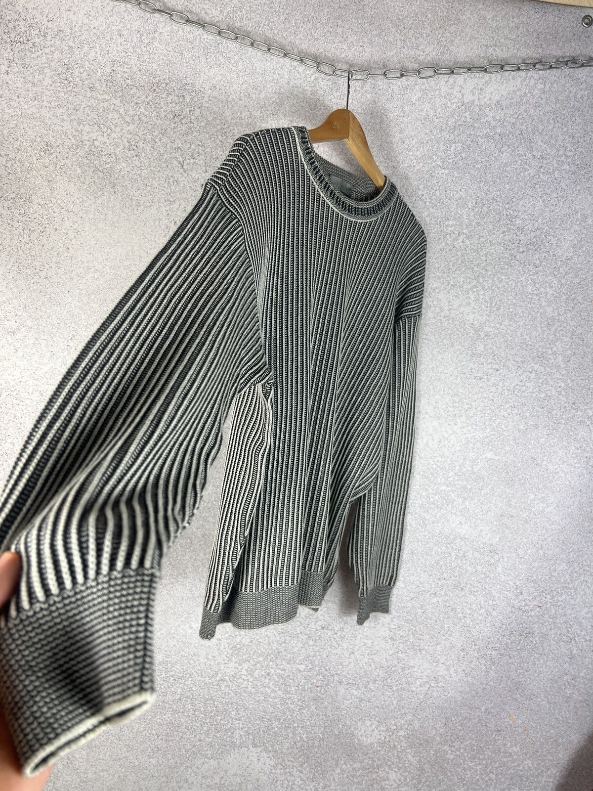 Carlo Colucci Vintage Carlo Colucci Structure Ribbed Knit Sweater Y2K Size US L / EU 52-54 / 3 - 4 Thumbnail