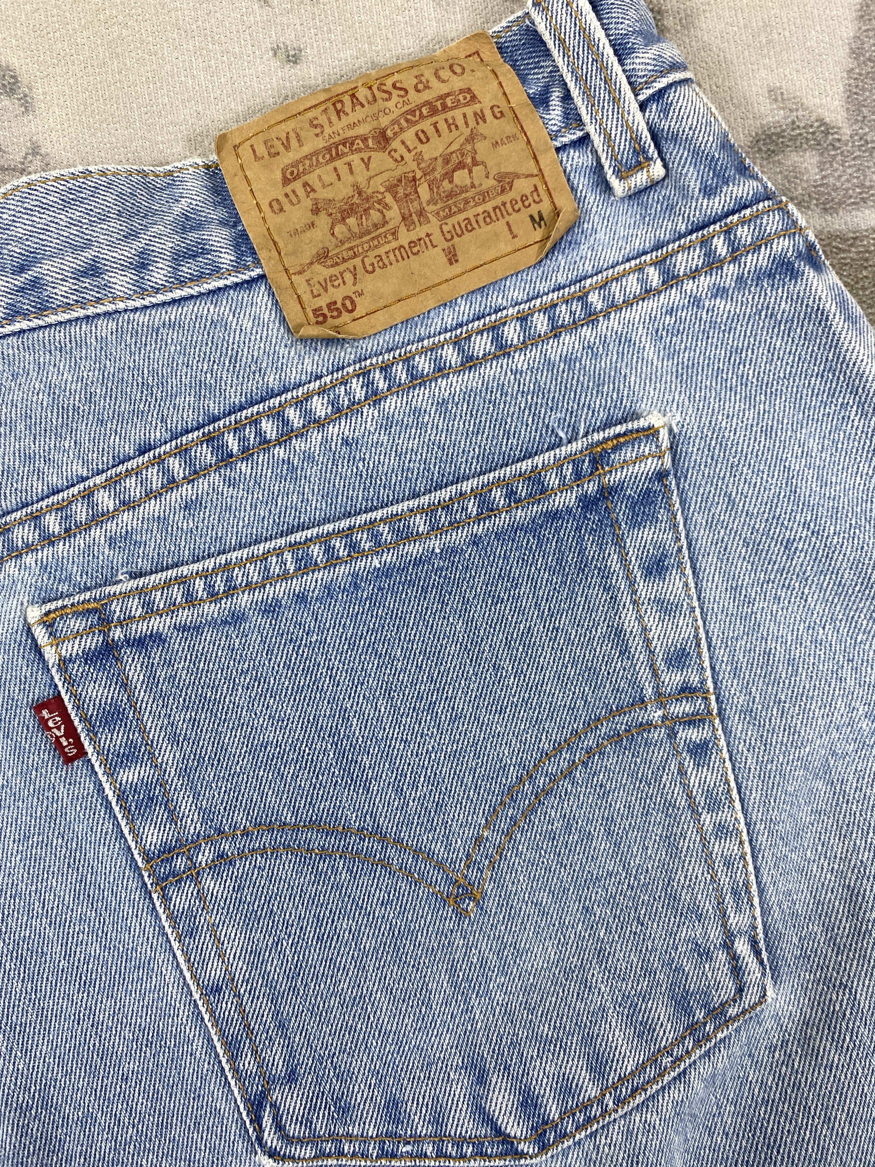 Levi's Vintage Levi's 550 USA Relaxed Fit Denim 41 x 30.5 -JN626 Size US 41 - 11 Thumbnail