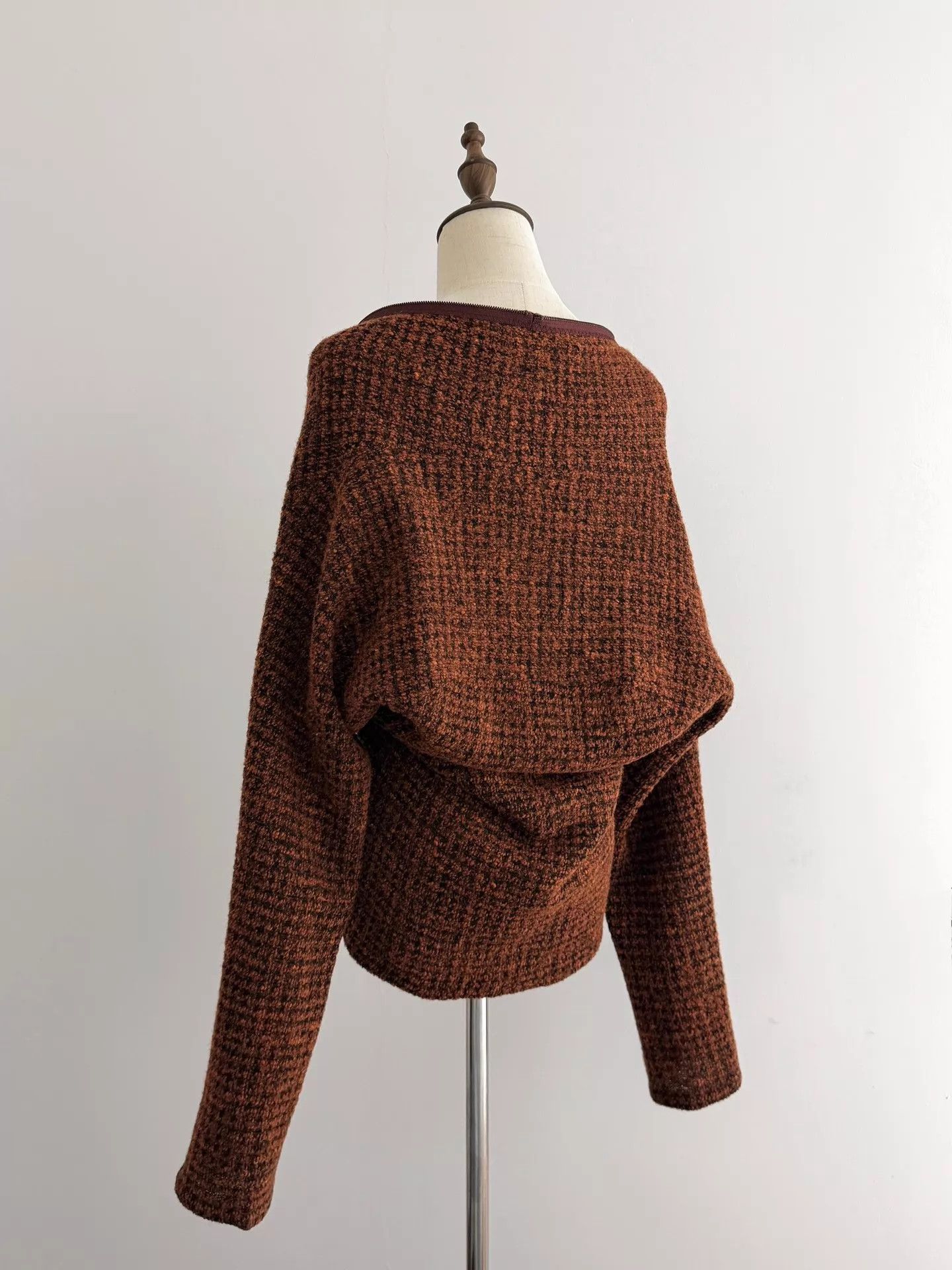 Yohji Yamamoto YohjiYamamoto 2000AW Full-Zip Wool Top Size 3 Size L / US 10 / IT 46 - 2 Thumbnail