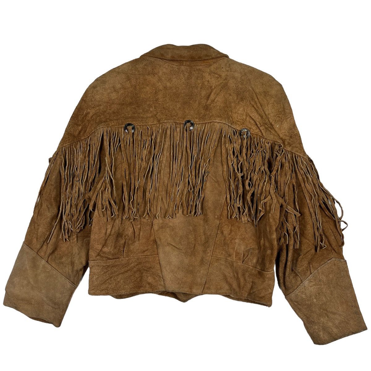 Japanese Brand 🔥 70s ANNE GEE WESTERN LEATHER JACKET Size US M / EU 48-50 / 2 - 8 Thumbnail