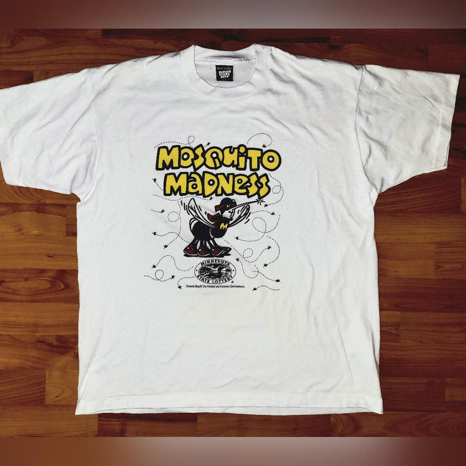 Other Vintage Mosquito Madness Graphic Screen Stars Single Stitch Size US XL / EU 56 / 4 - 1 Thumbnail
