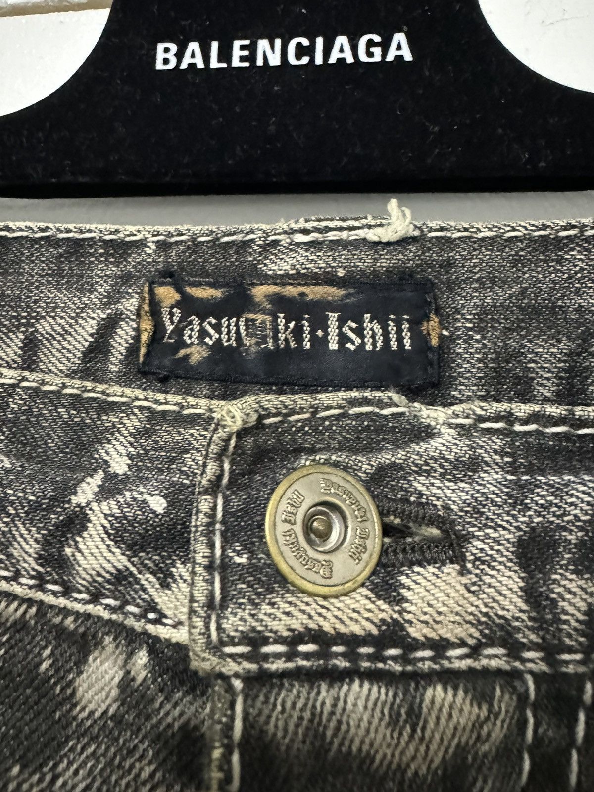 Yasuyuki Ishii Distressed Jeans Size US 31 - 7 Thumbnail