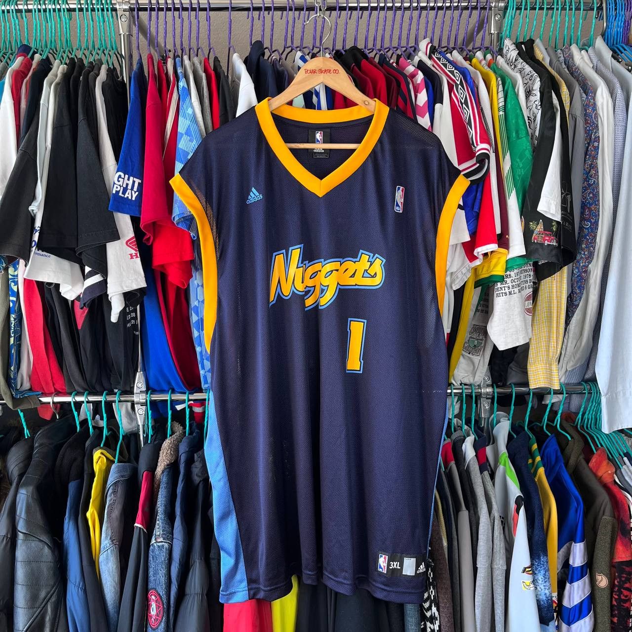 Adidas Denver Nuggets NBA Tank Top Jersey #1 J.R. Smith Size US XXL / EU 58 / 5 - 3 Thumbnail