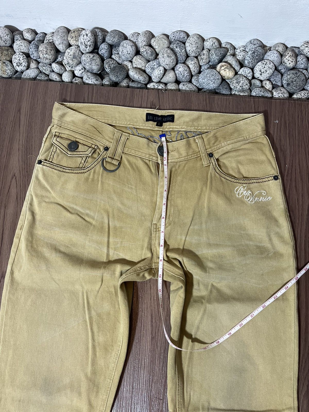 In The Attic × Japanese Brand In The Attic Back Embroidery Suede Pants Size US 33 - 15 Thumbnail