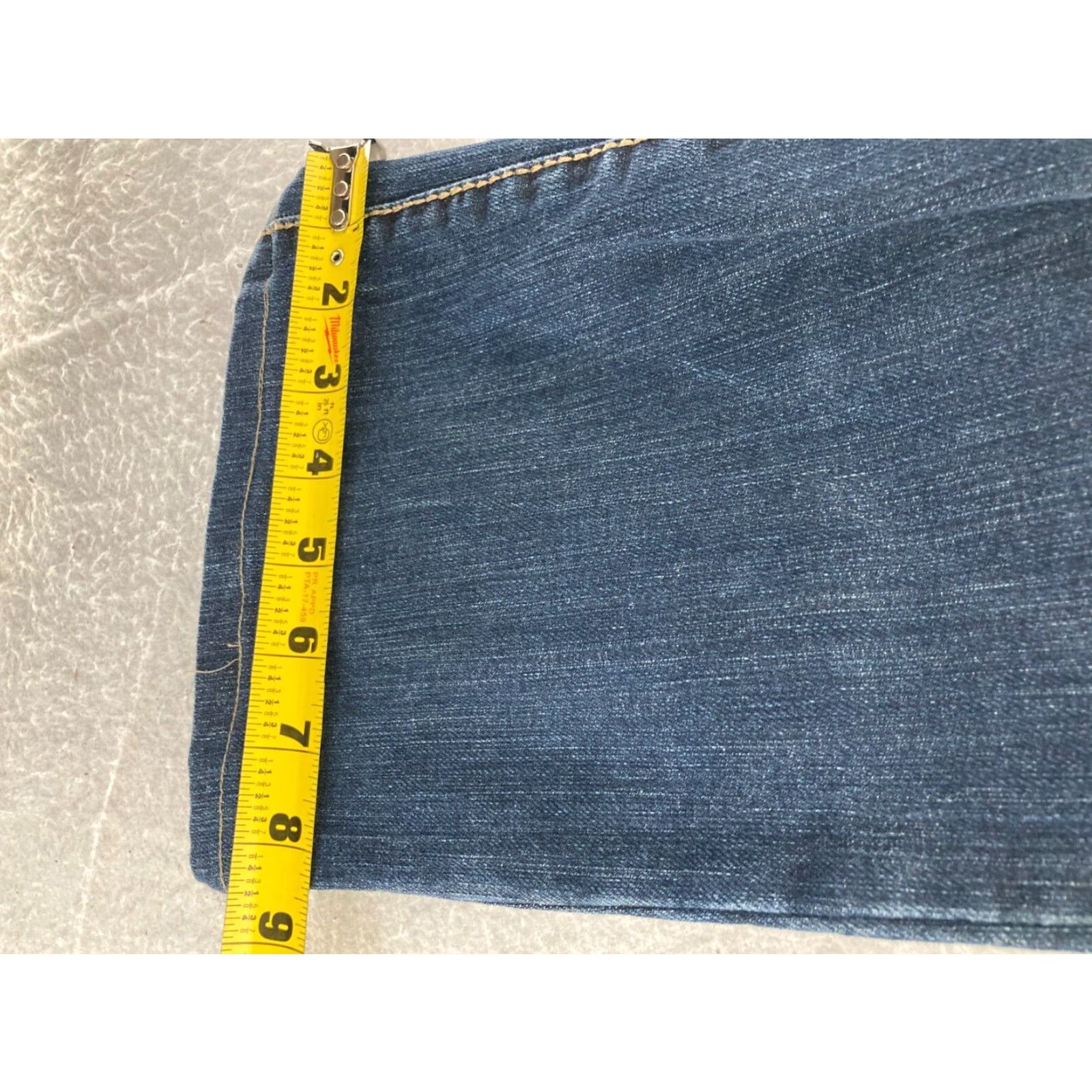 Denime Rock Sexy Jeans Womens Low Rise Boot Cut Size 28" / US 6 / IT 42 - 6 Thumbnail
