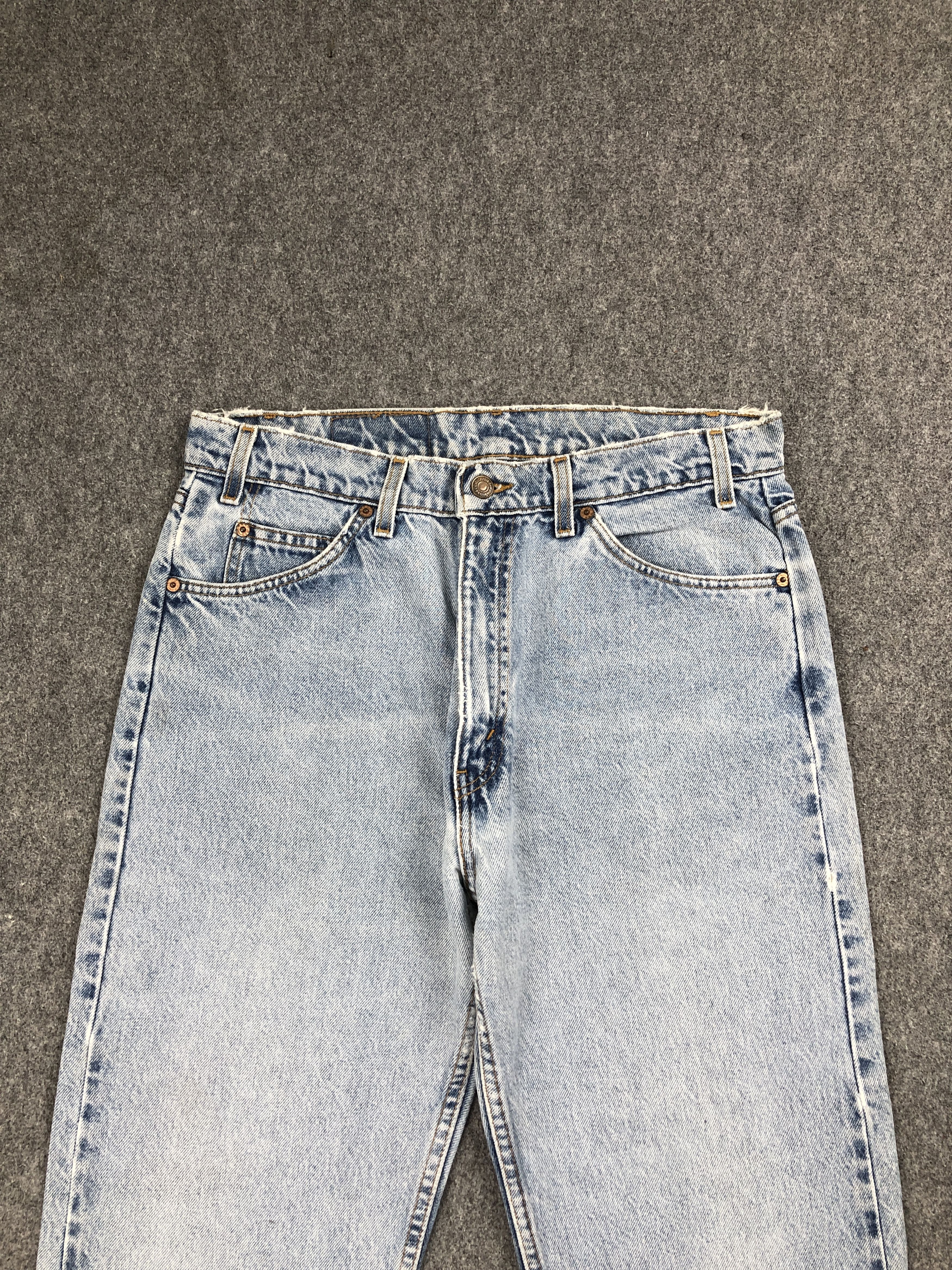 Levi's Vintage 90s Levi's 505 Orange Tabs Jeans DP2522 Size US 32 / EU 48 - 2 Thumbnail