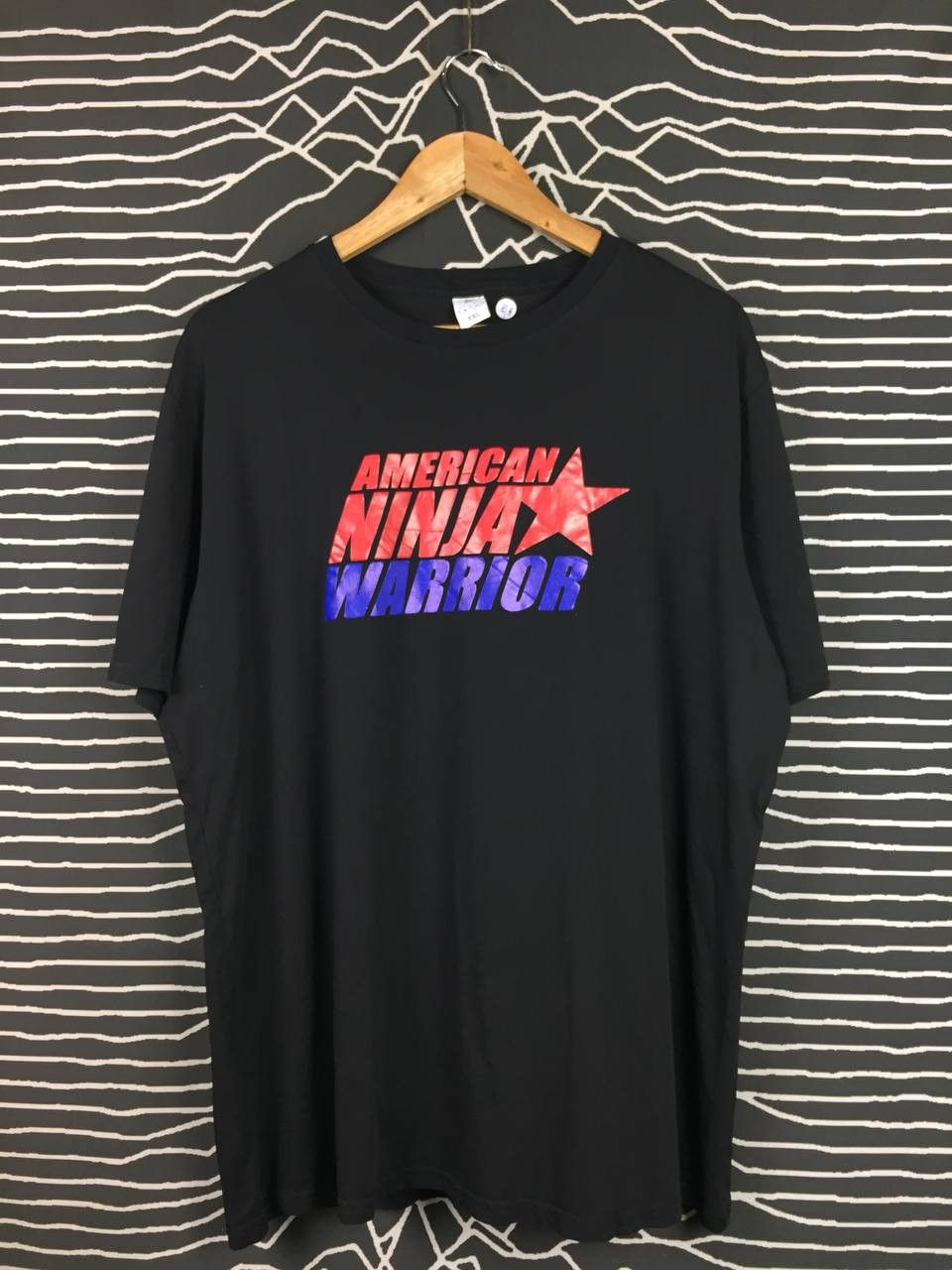 Vintage American Ninja Warrior TV Reality Show Spell Out Logo Tee Size US XXL / EU 58 / 5 - 1 Thumbnail
