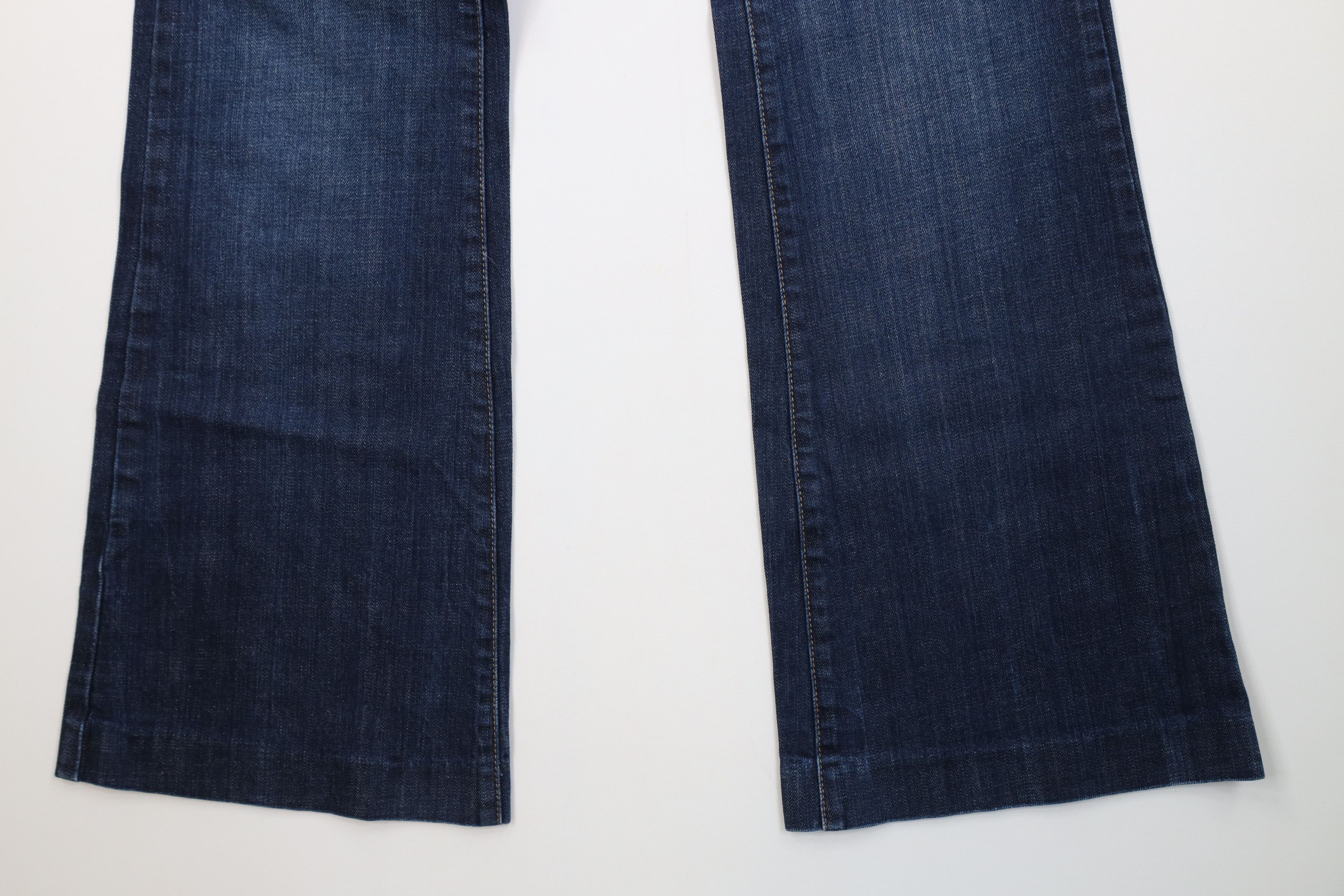 Banana Republic Vintage Y2K Banana Republic Flared Wide Leg Jeans Blue Size 27" / US 4 / IT 40 - 4 Thumbnail
