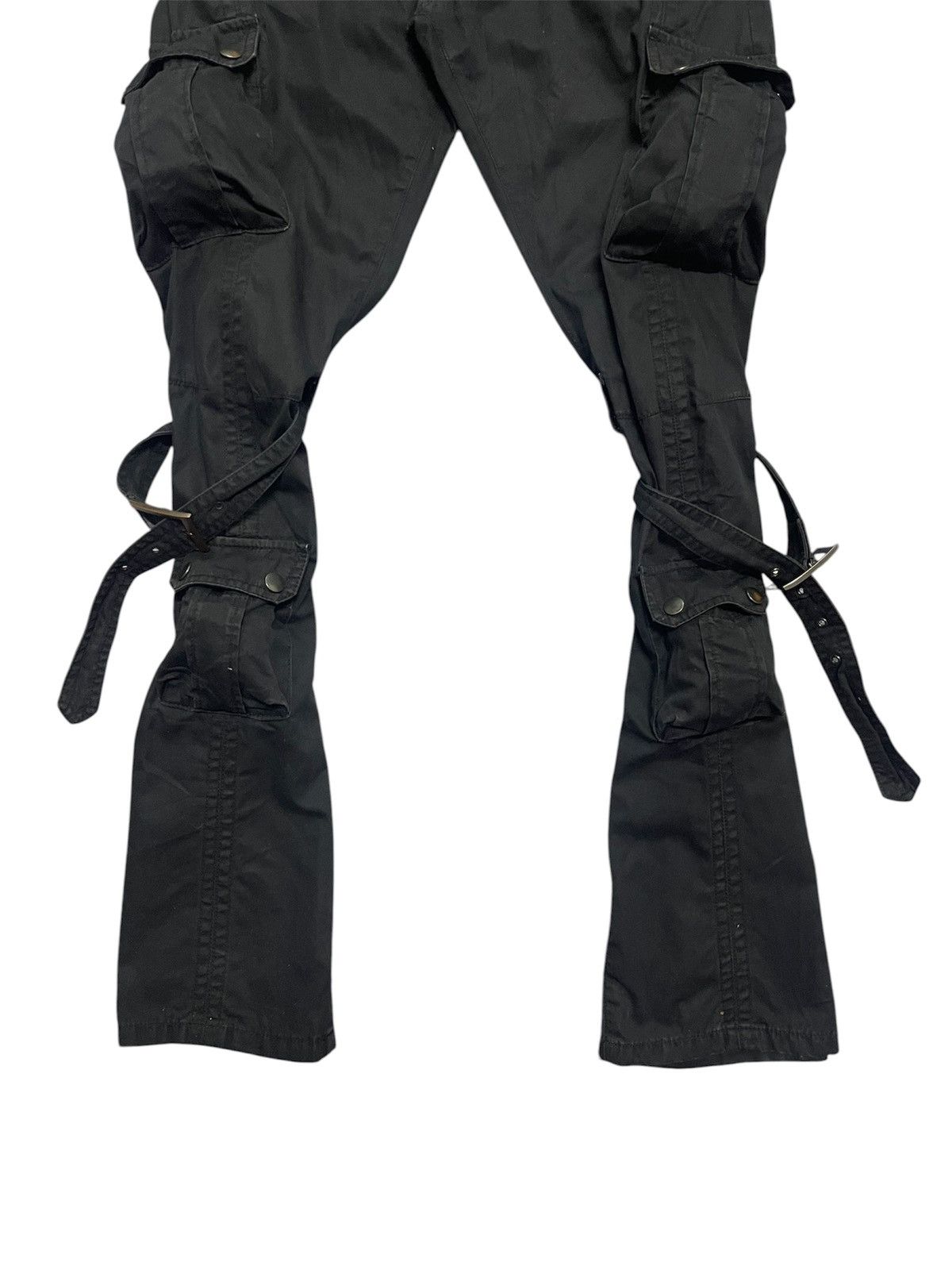 Issey Miyake 🔥FLARE 🔥Tete Homme Double Knee Bondage Parachute Bootcut Size US 32 / EU 48 - 2 Thumbnail