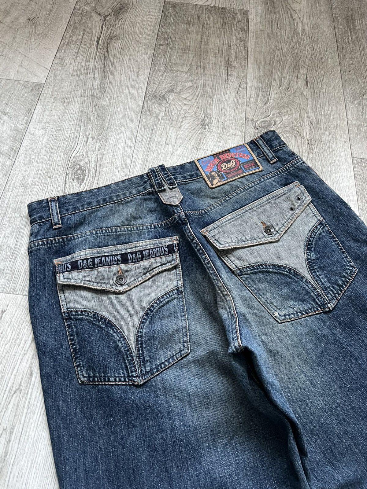 Dolce & Gabbana Archive Dolce Gabbana Big Logo Baggy Jeans TAS Hysteric Size US 36 / EU 52 - 5 Thumbnail