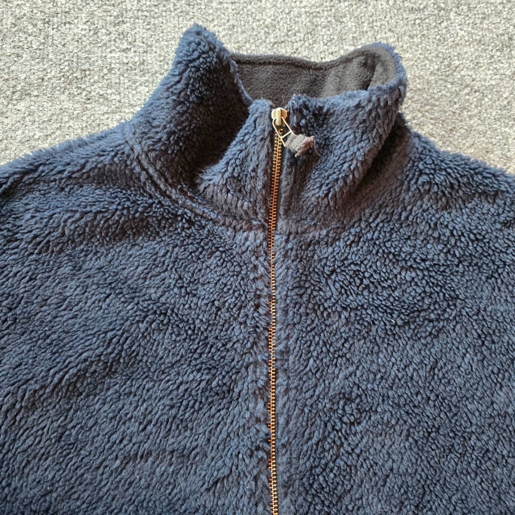 Vintage LL Bean Signature Sweater Womens Size Medium Blue Fleece Pockets Outdoors Pullover Mock Neck Long Sleeve Regular Fit Knit Style Shirt Size M / US 6-8 / IT 42-44 - 2 Thumbnail