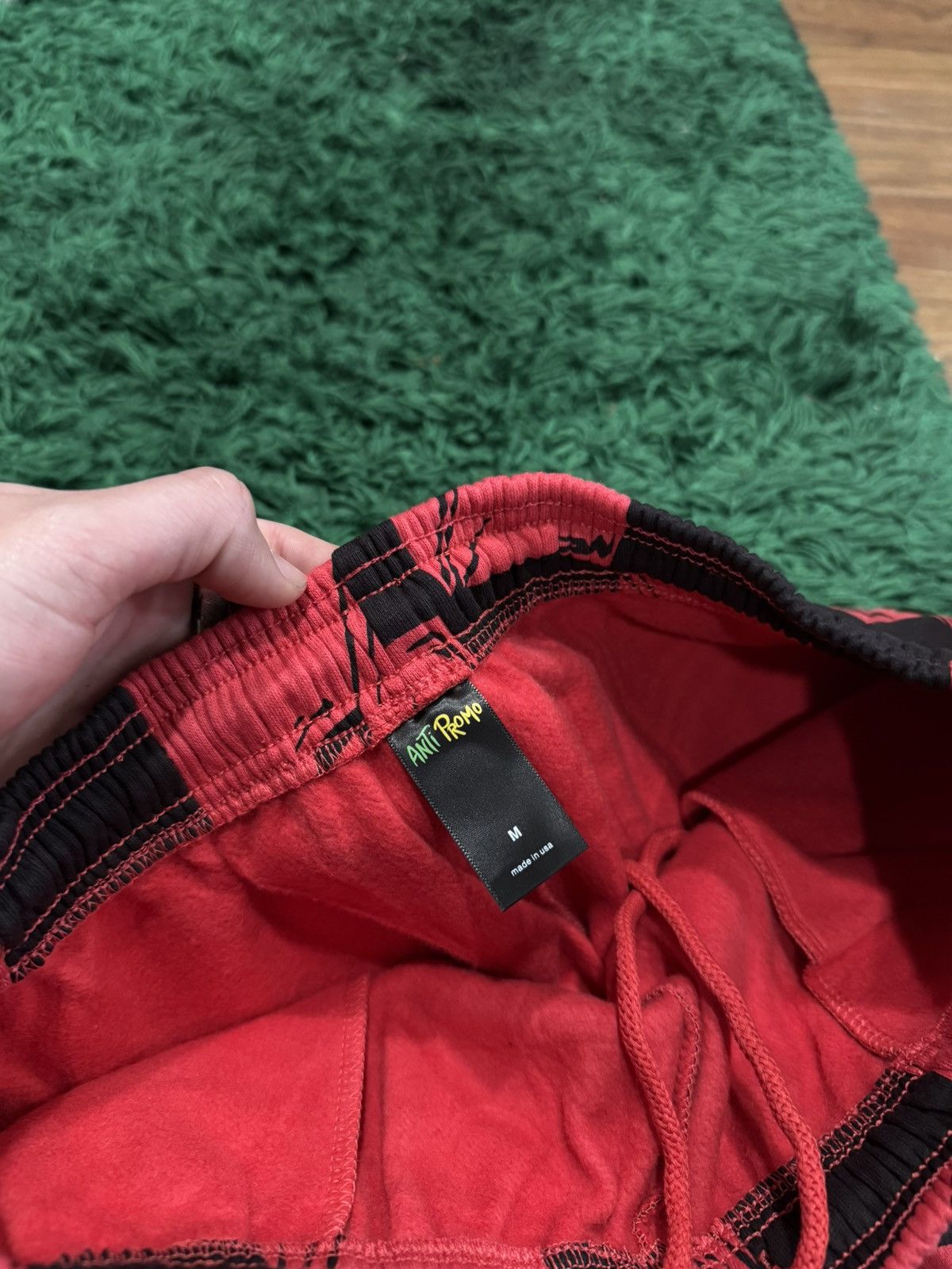 Matty Boy Matty Boy 99 Eyes Red Sweat Pants Size US 32 / EU 48 - 3 Thumbnail