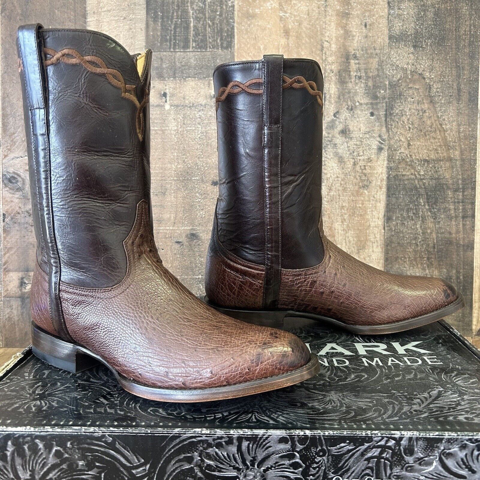 Old Gringo Old Gringo Smooth Ostrich Western Cowboy Boots Mens 9 D Size US 9 / EU 42 - 10 Thumbnail