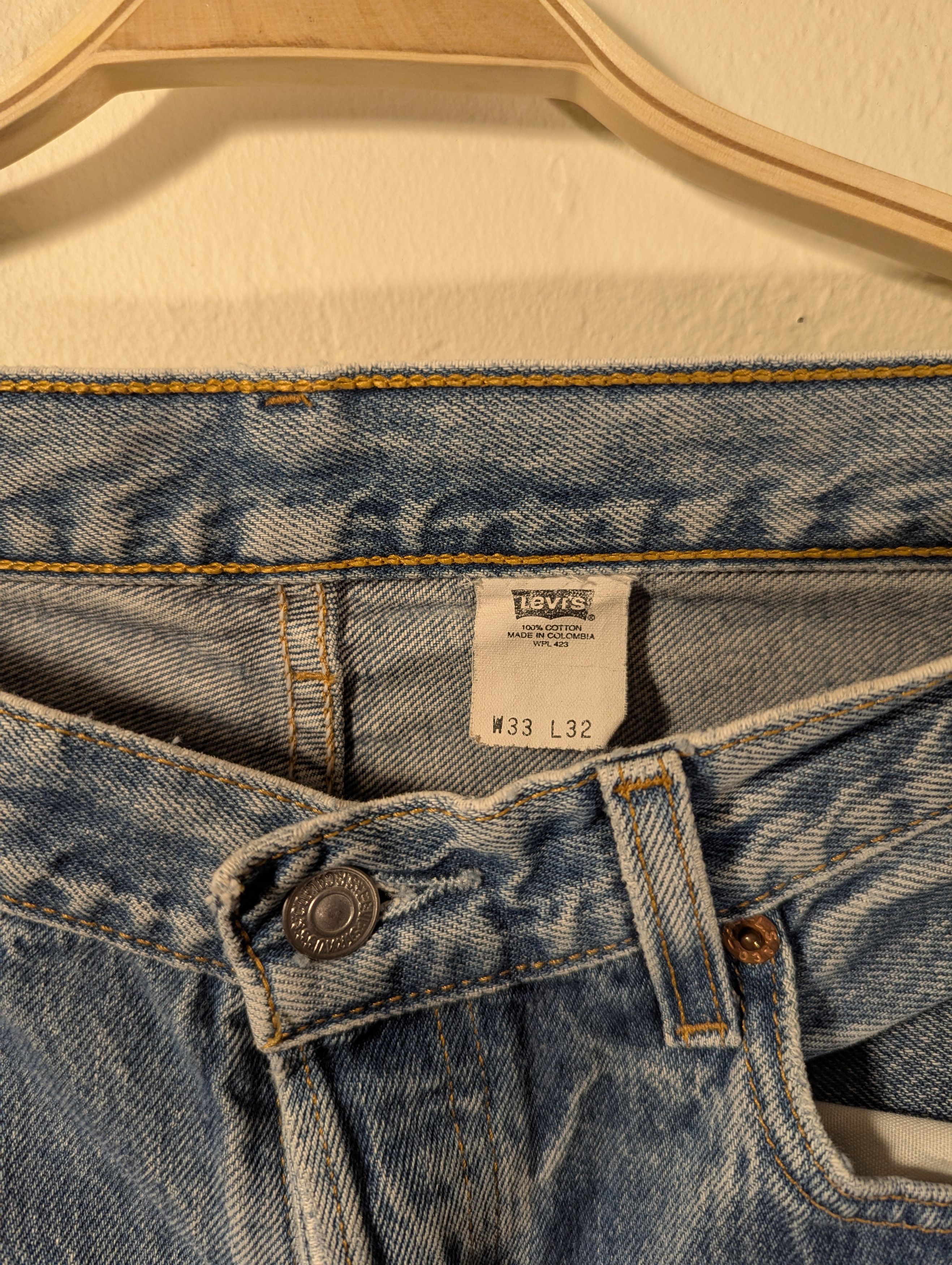 Levi's Vtg Levis 501 classic batwing 2002 Made in Columbia faded Size US 32 / EU 48 - 3 Thumbnail