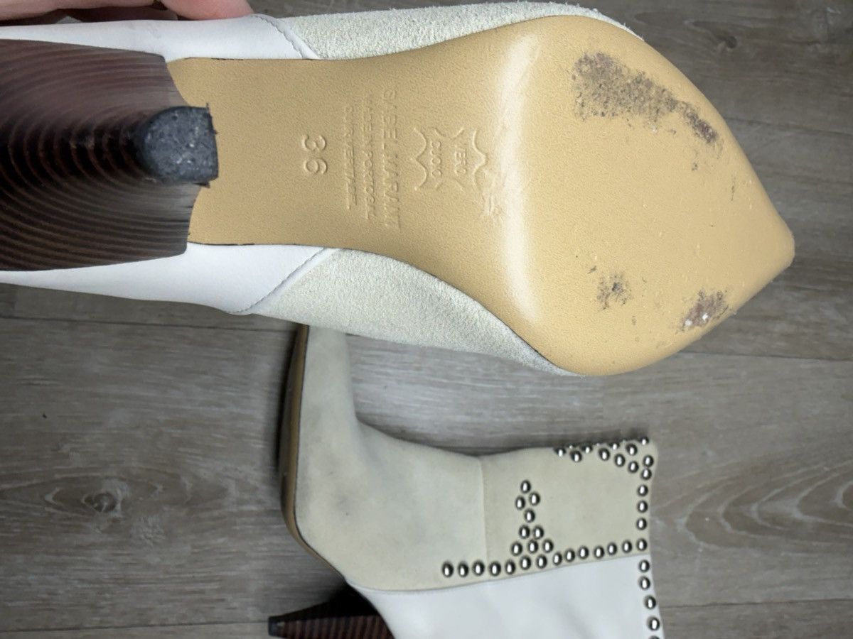 Isabel Marant White Isabel Marant Layo Studded Heel boots Size US 6 / IT 36 - 2 Thumbnail