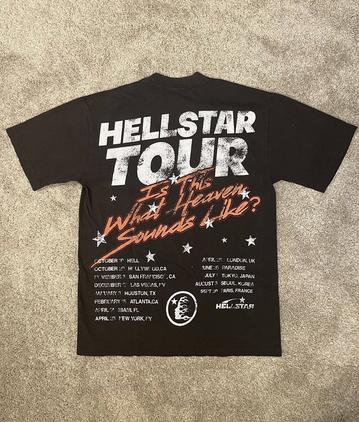 HELLSTAR Hellstar Biker Tour T-Shirt Size US M / EU 48-50 / 2 - 3 Thumbnail
