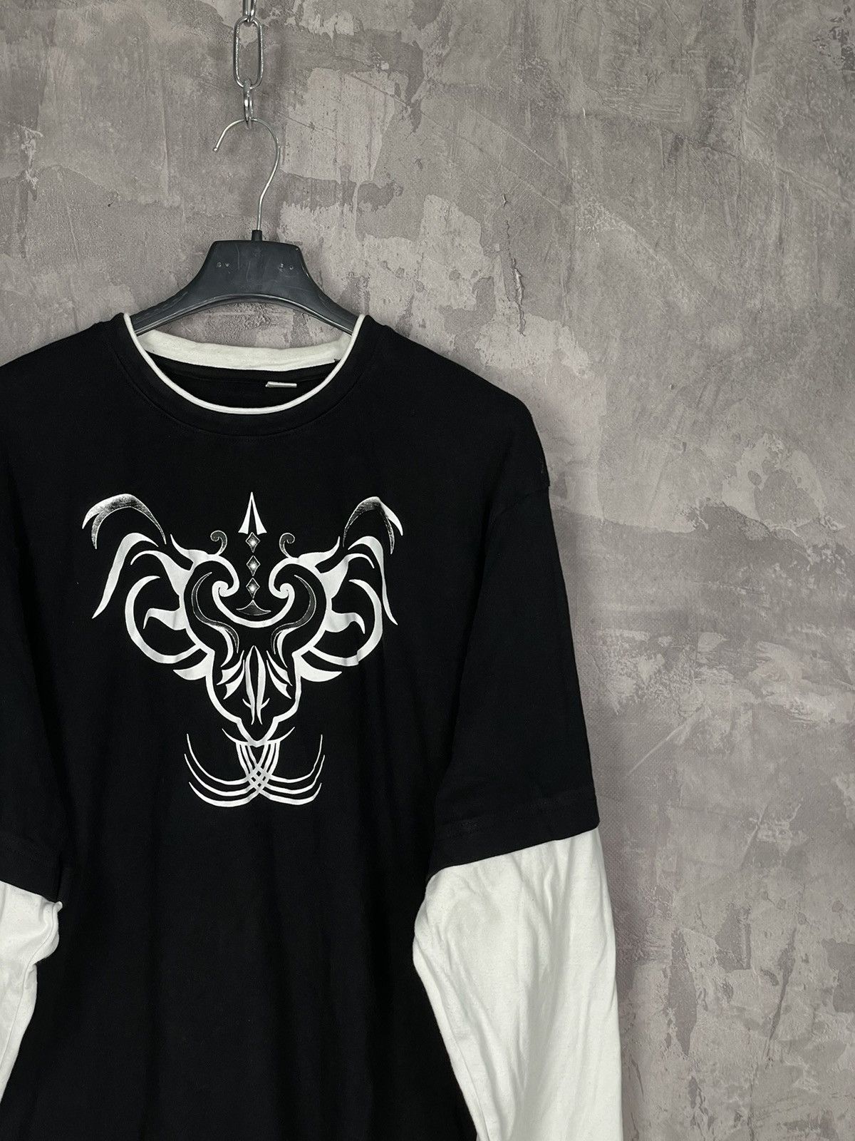 If Six Was Nine × Japanese Brand × Le Grande Bleu (L.G.B.) TRIBAL JAPANESE LONG SLEEVE 2ND SLEEVE STREETWEAR TEE Size US XL / EU 56 / 4 - 4 Thumbnail