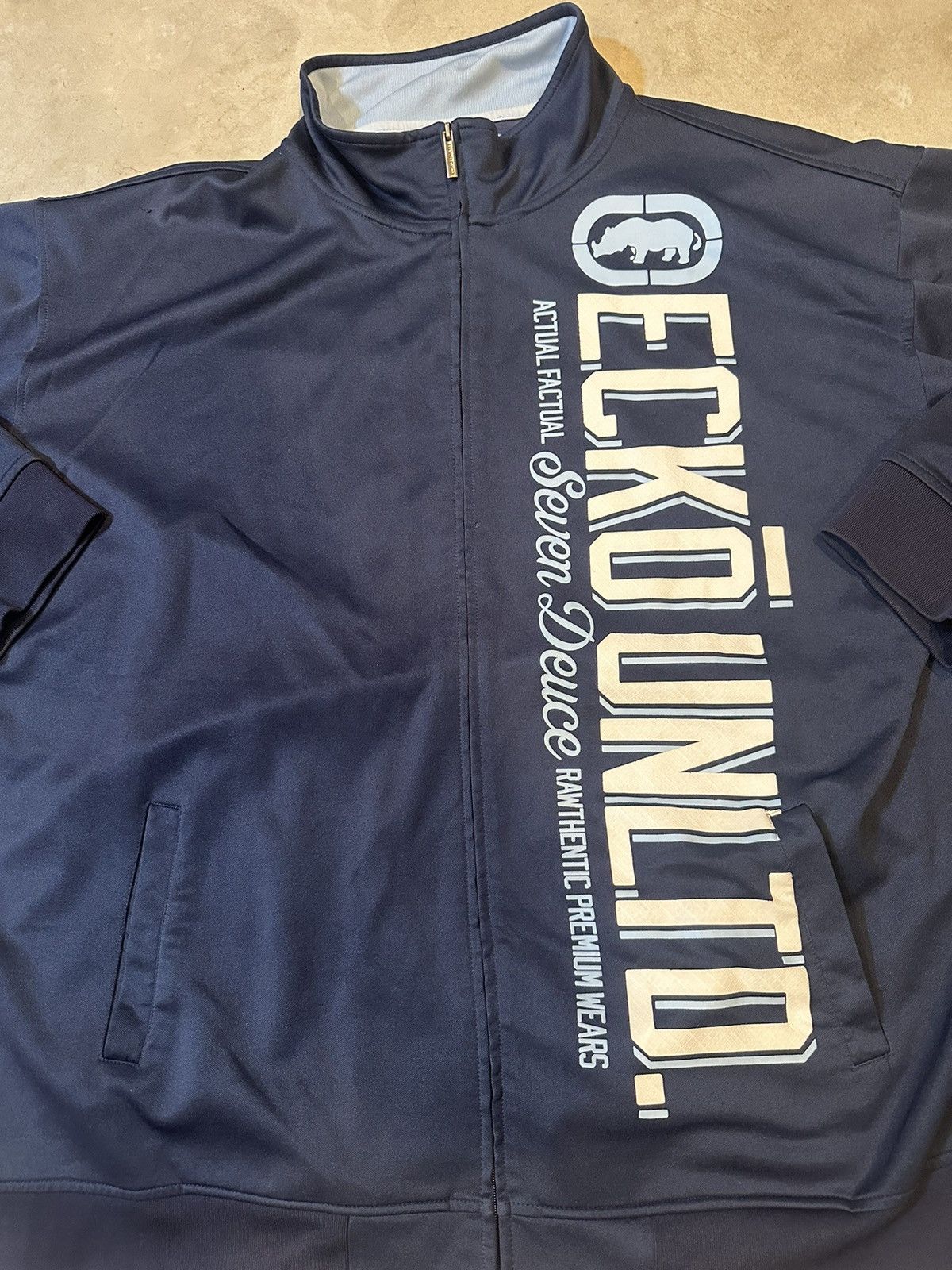 Ecko Unltd. Y2K Navy Ecko Unltd. Light Jacket Size 4XB Size US XXL / EU 58 / 5 - 2 Thumbnail