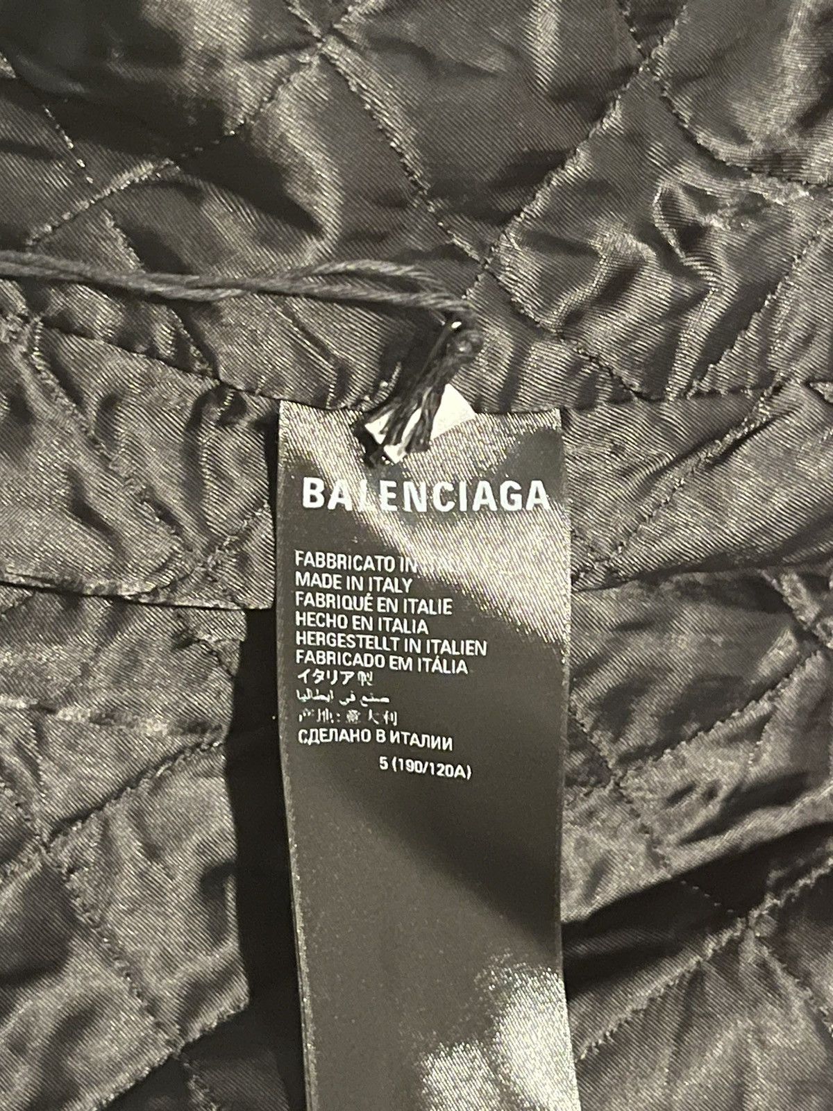 Balenciaga SAMPLE Black Hooded Leather Jacket Spring 2023 Size US XXL / EU 58 / 5 - 3 Thumbnail
