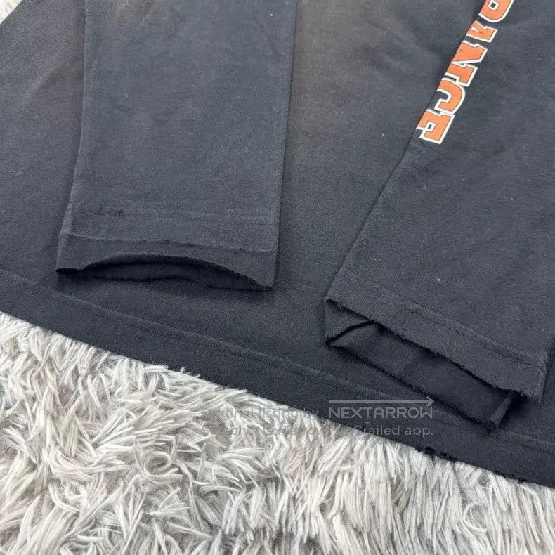 Balenciaga Balenciaga Scissor Destroyed Long Sleeve Hoodie Sweatshirt Size US S / EU 44-46 / 1 - 5 Thumbnail