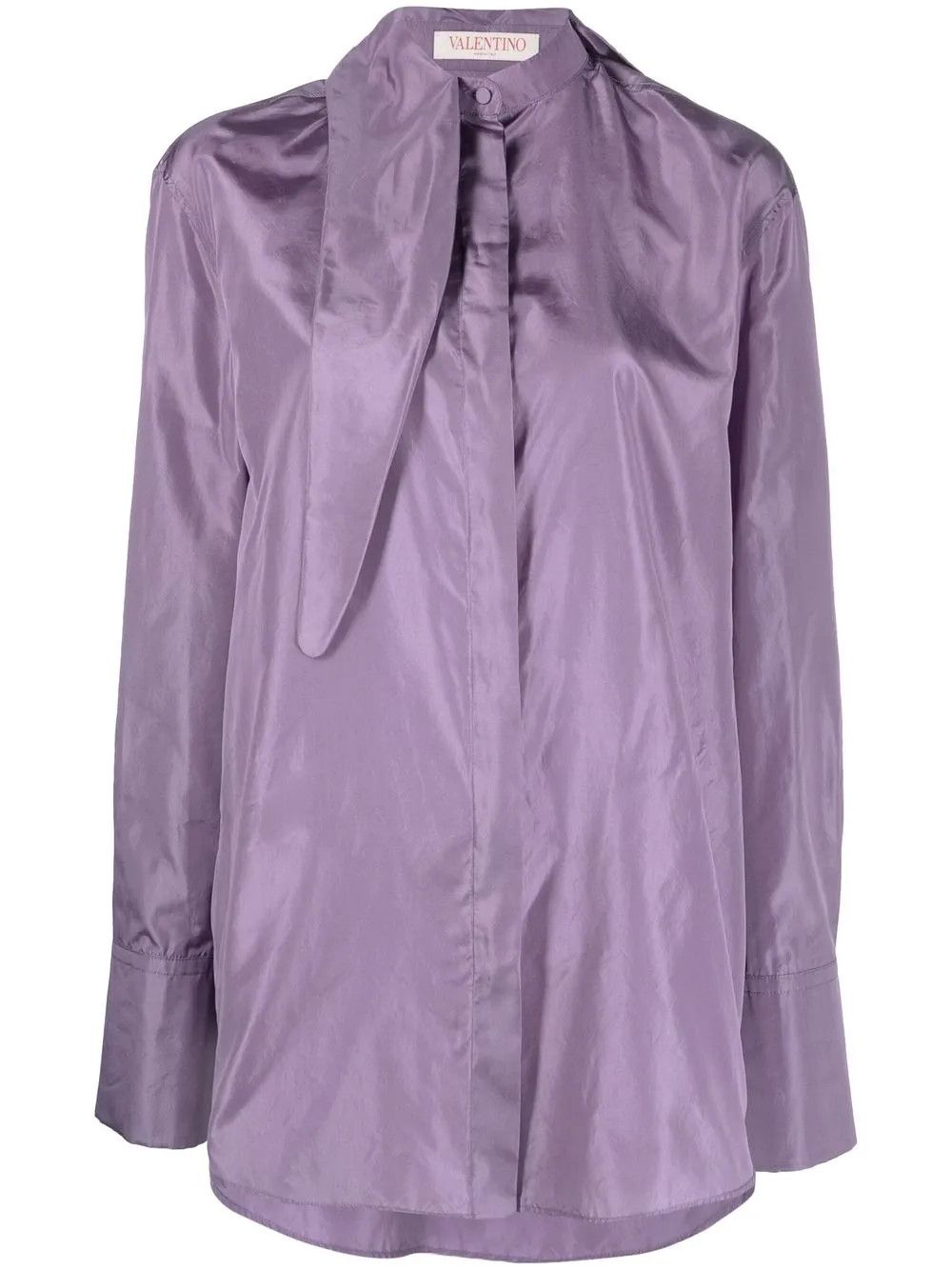 o1y0326 Solid Color Shirt in Mauve