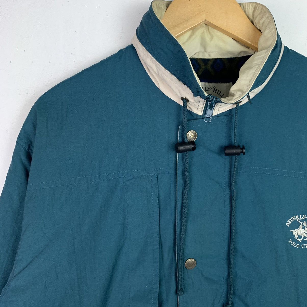 Beverly Hills Polo Club × Japanese Brand × Vintage Vtg Beverly Hills Polo Club MiniLogo Embroidery Light Jacket Size US M / EU 48-50 / 2 - 6 Thumbnail