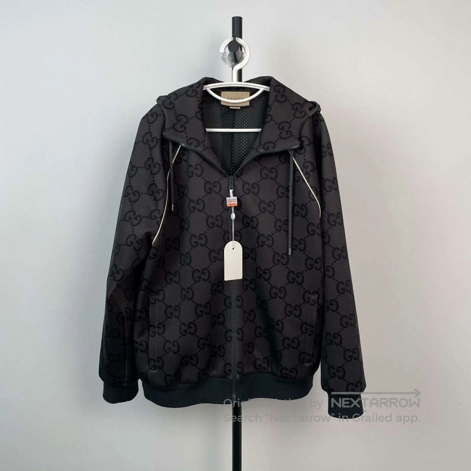 Gucci Gucci Logo Print Hooded Jacket M. Size US M / EU 48-50 / 2 - 1 Thumbnail