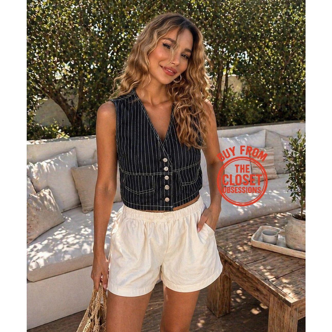 Zara ZARA Striped Cropped Vest NWT Size M / US 6-8 / IT 42-44 - 4 Thumbnail
